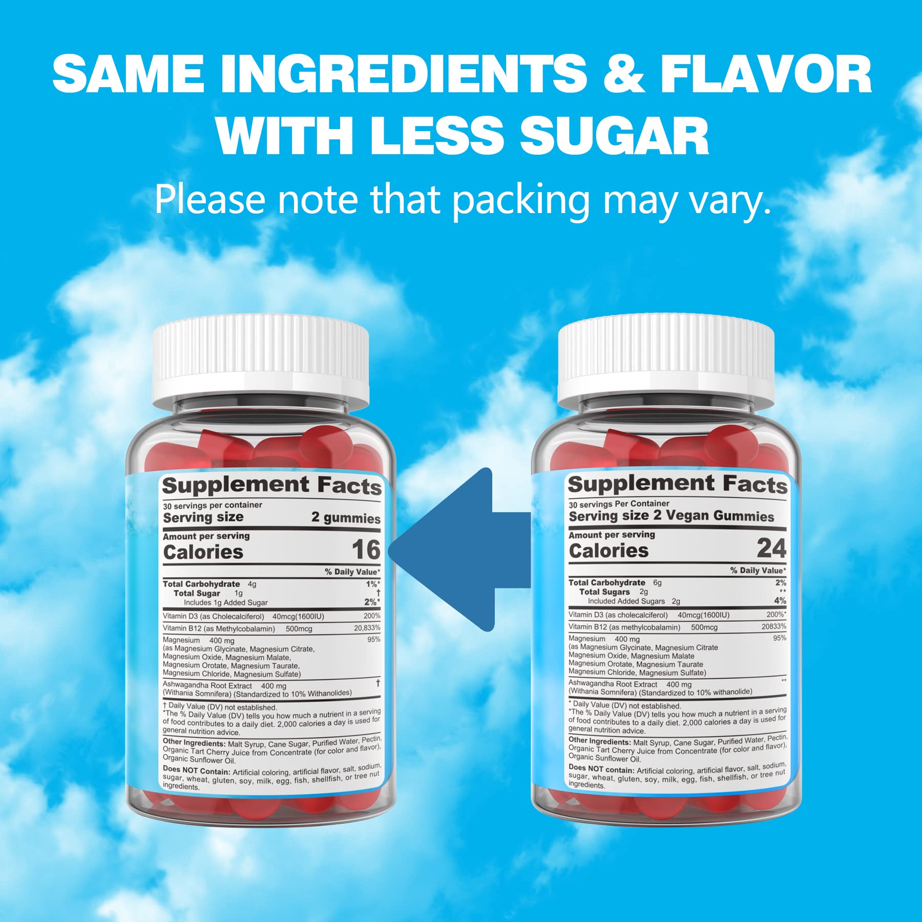 EnvyCure Magnesium Glycinate Gummies with Ashwagandha

