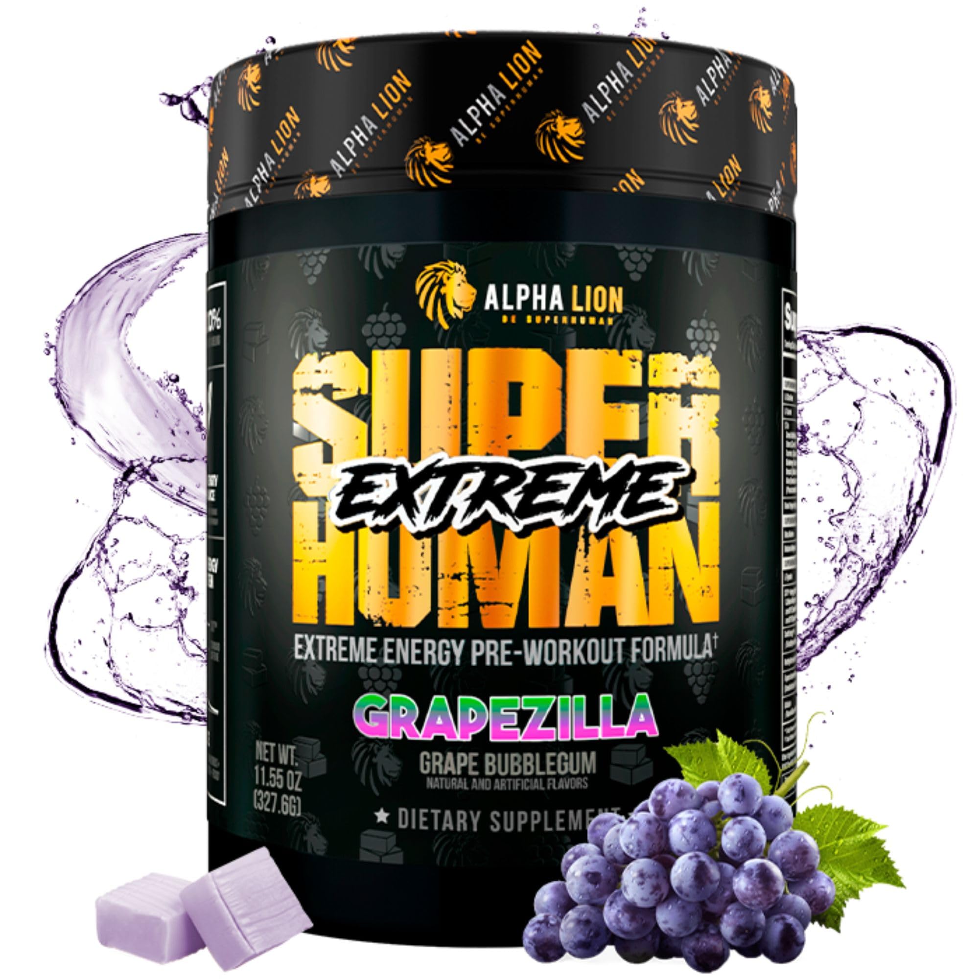 Alpha Lion Superhuman Extreme Pre-Workout Powder for Energy & Pumps