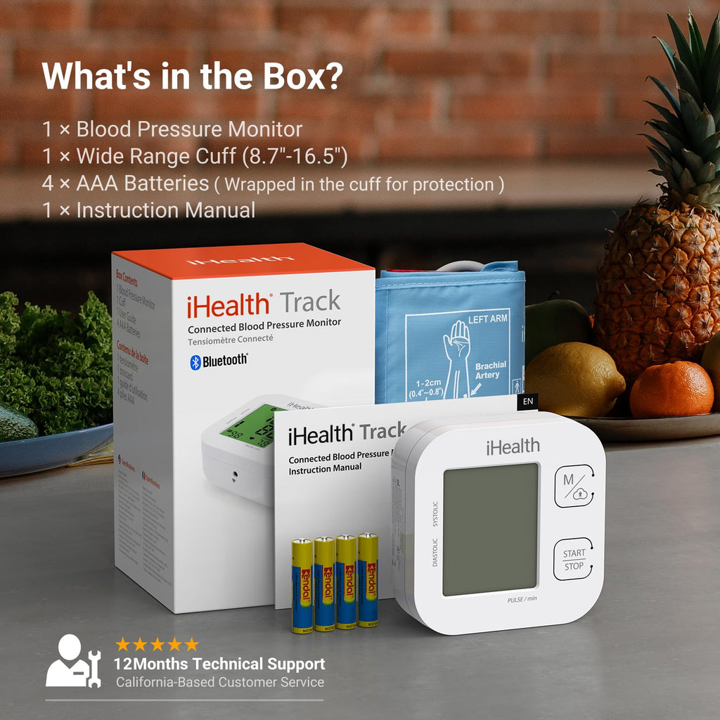 Blood Pressure Monitor by iHealth Track | Bluetooth

