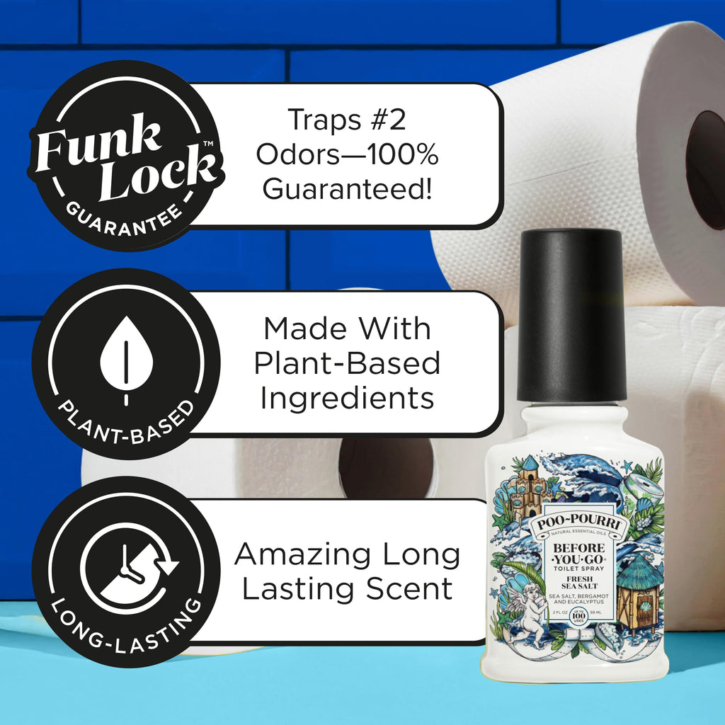 Poo-Pourri Toilet Spray - Odor-Blocking Freshness

