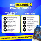 Herbtonics Apple Cider Vinegar Keto BHB Capsules | Appetite

