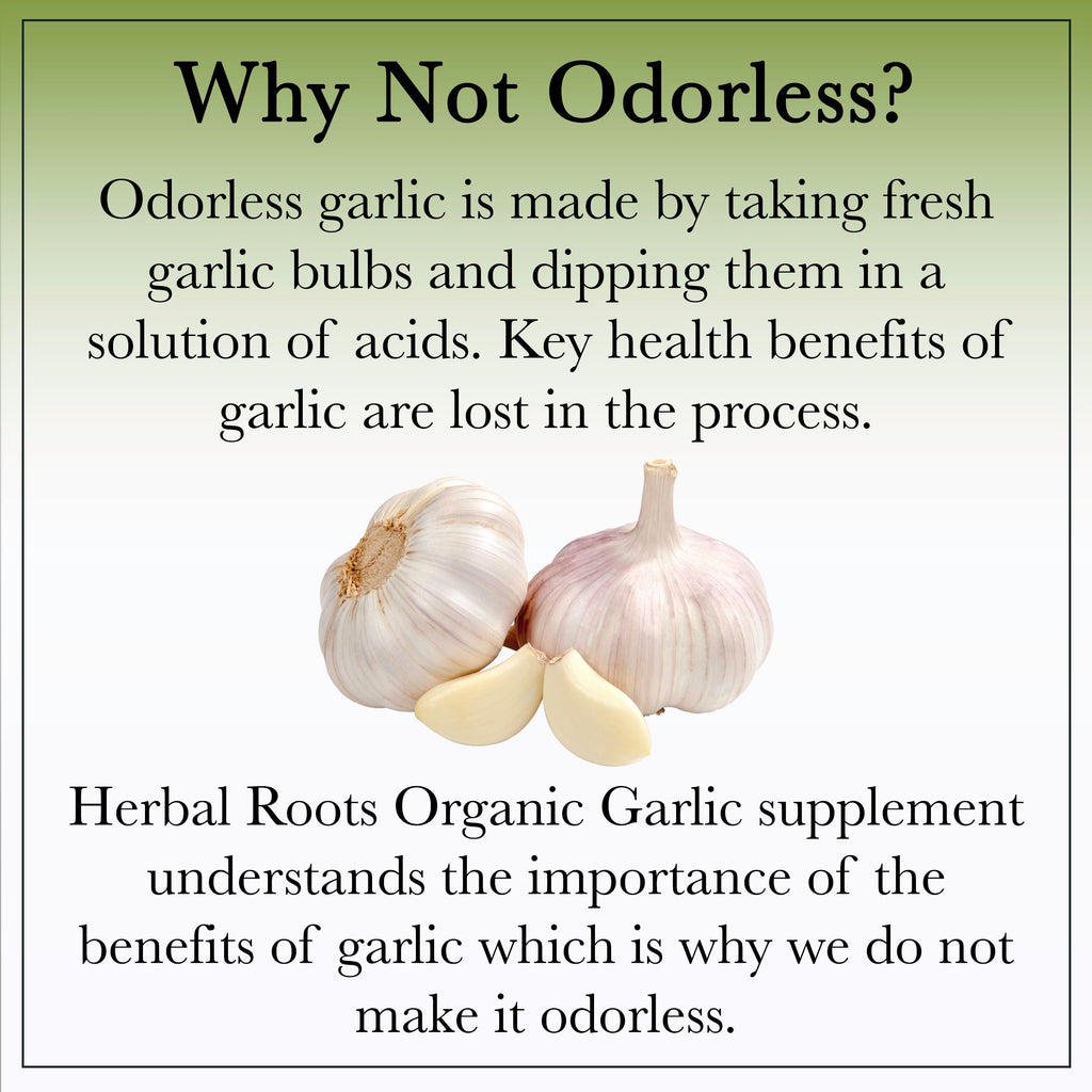 Herbal Roots Garlic Pills for Immune Support

