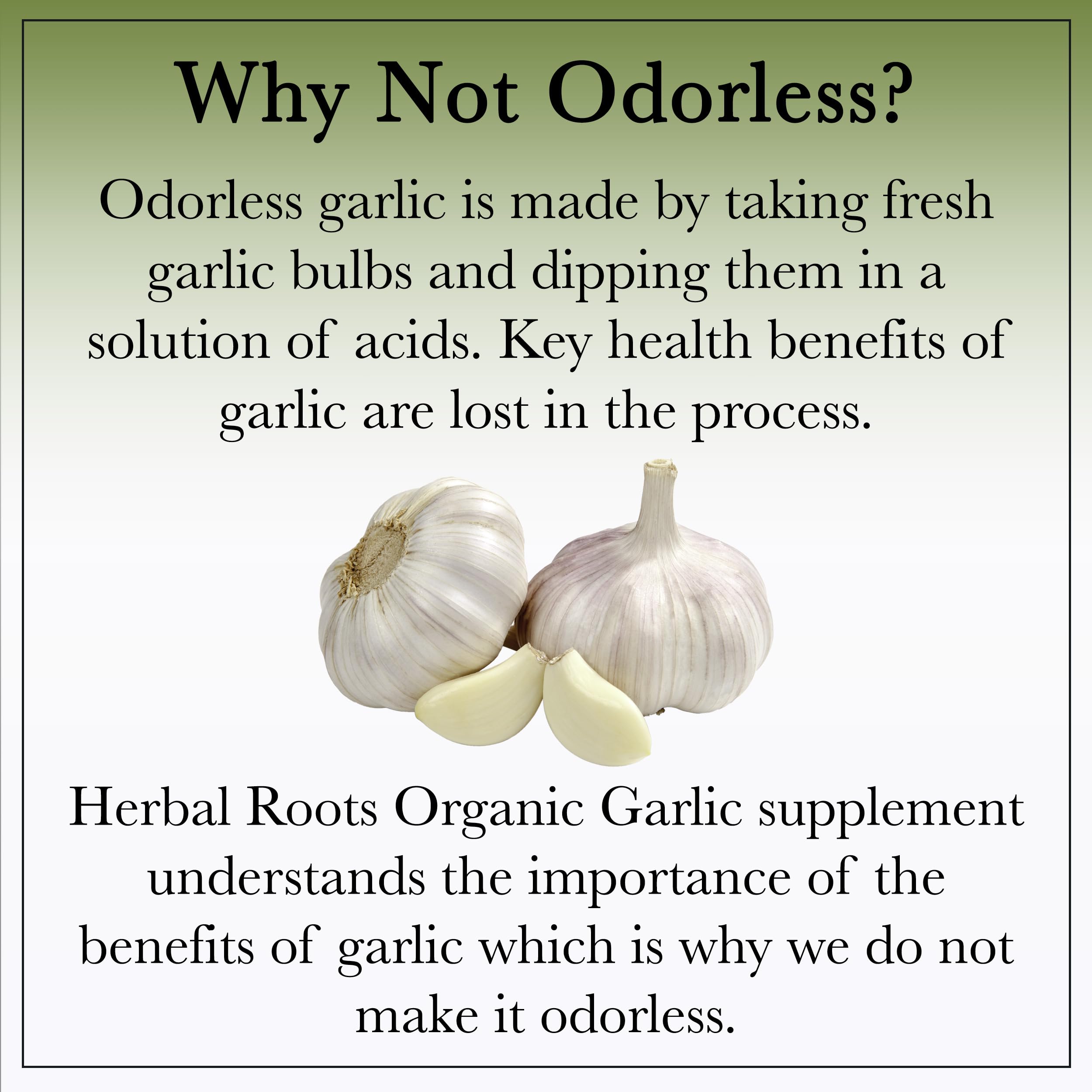 Herbal Roots Garlic Pills for Immune Support

