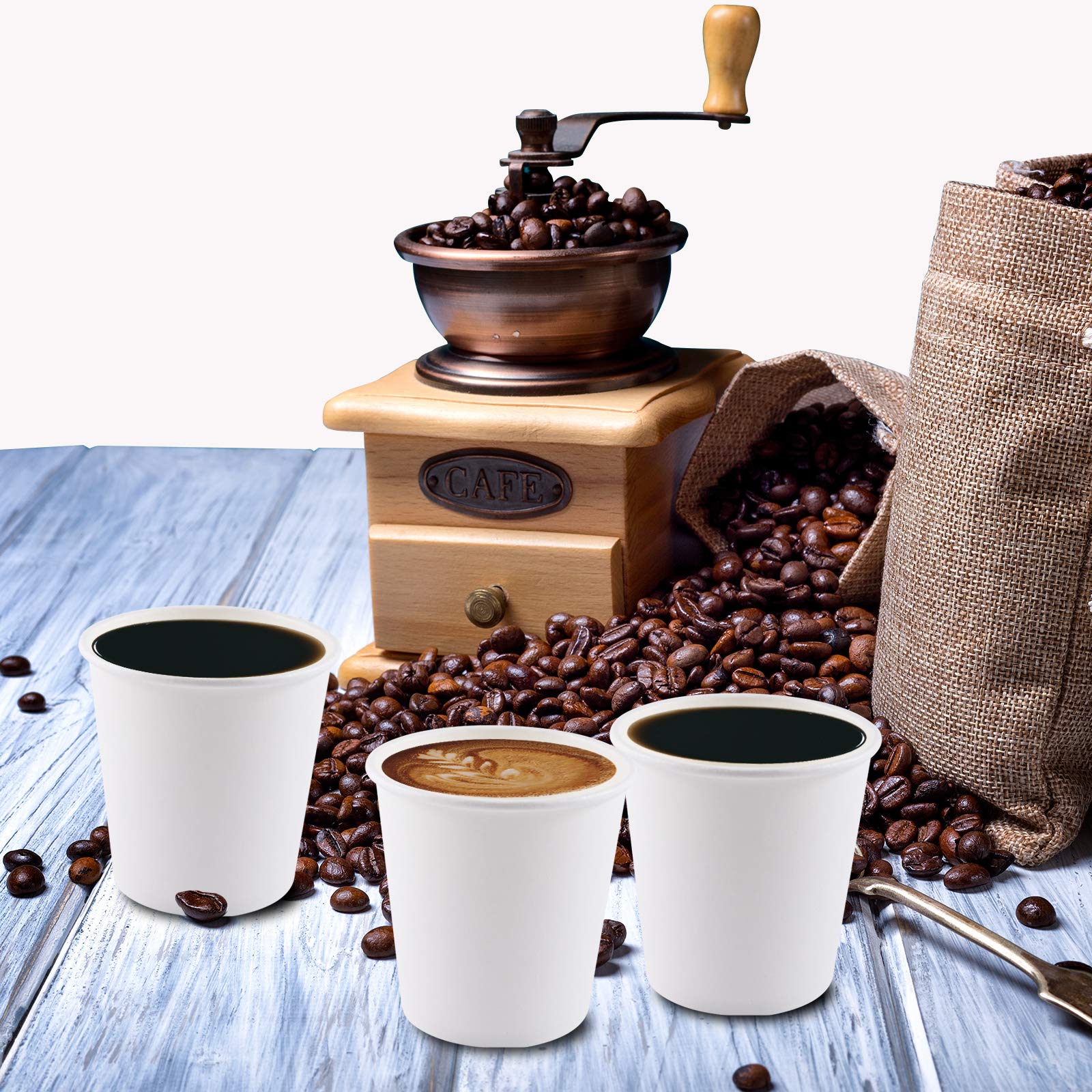 Turbo Bee Disposable Paper Cups for Espresso Shots

