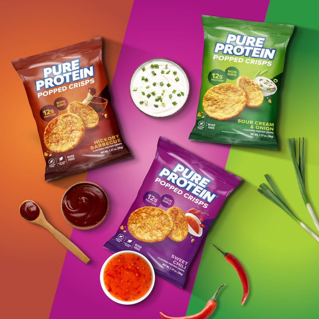 Pure Protein Popped Crisps - High-Protein Snack

