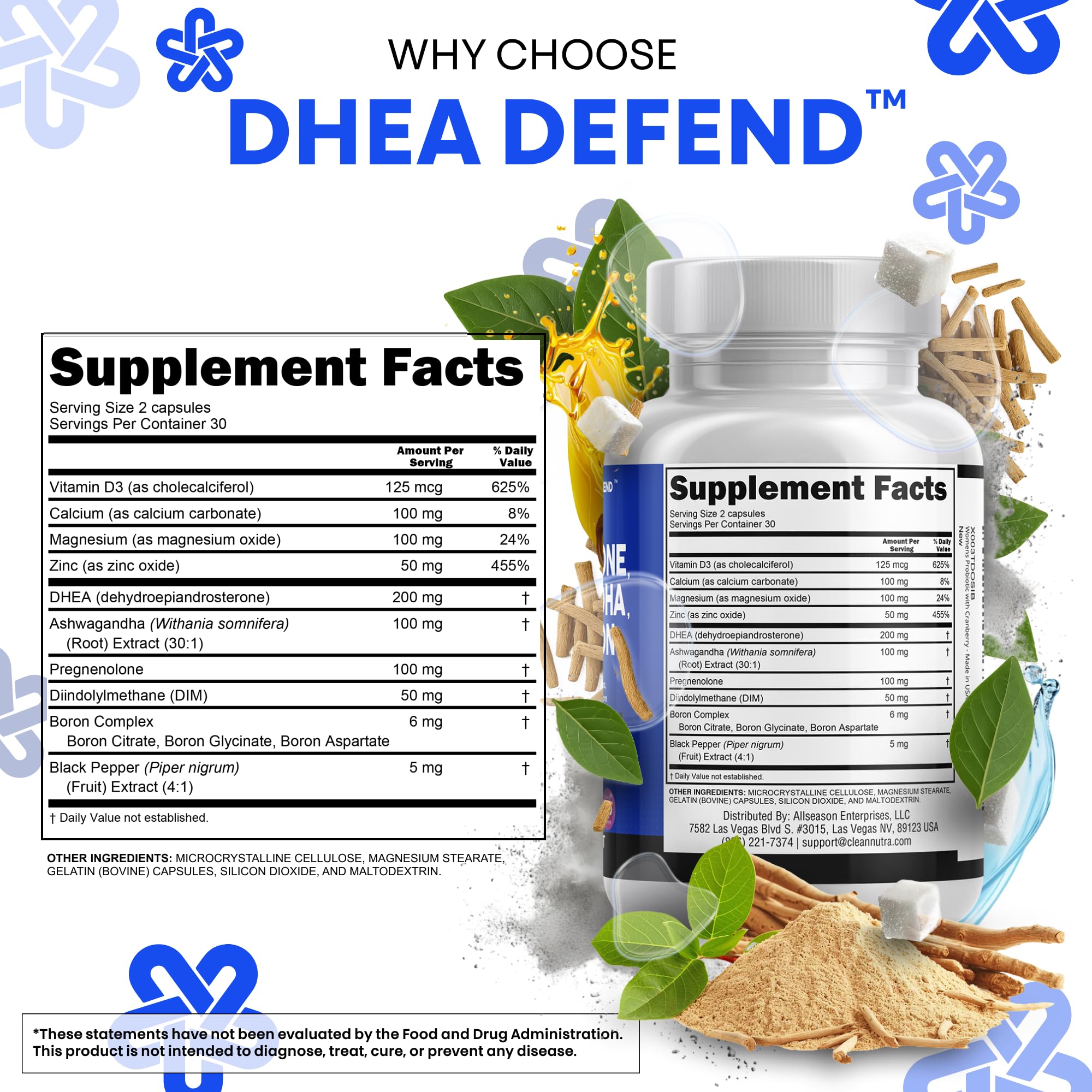 Clean Nutra Hormone Balance Supplement for Men & Women

