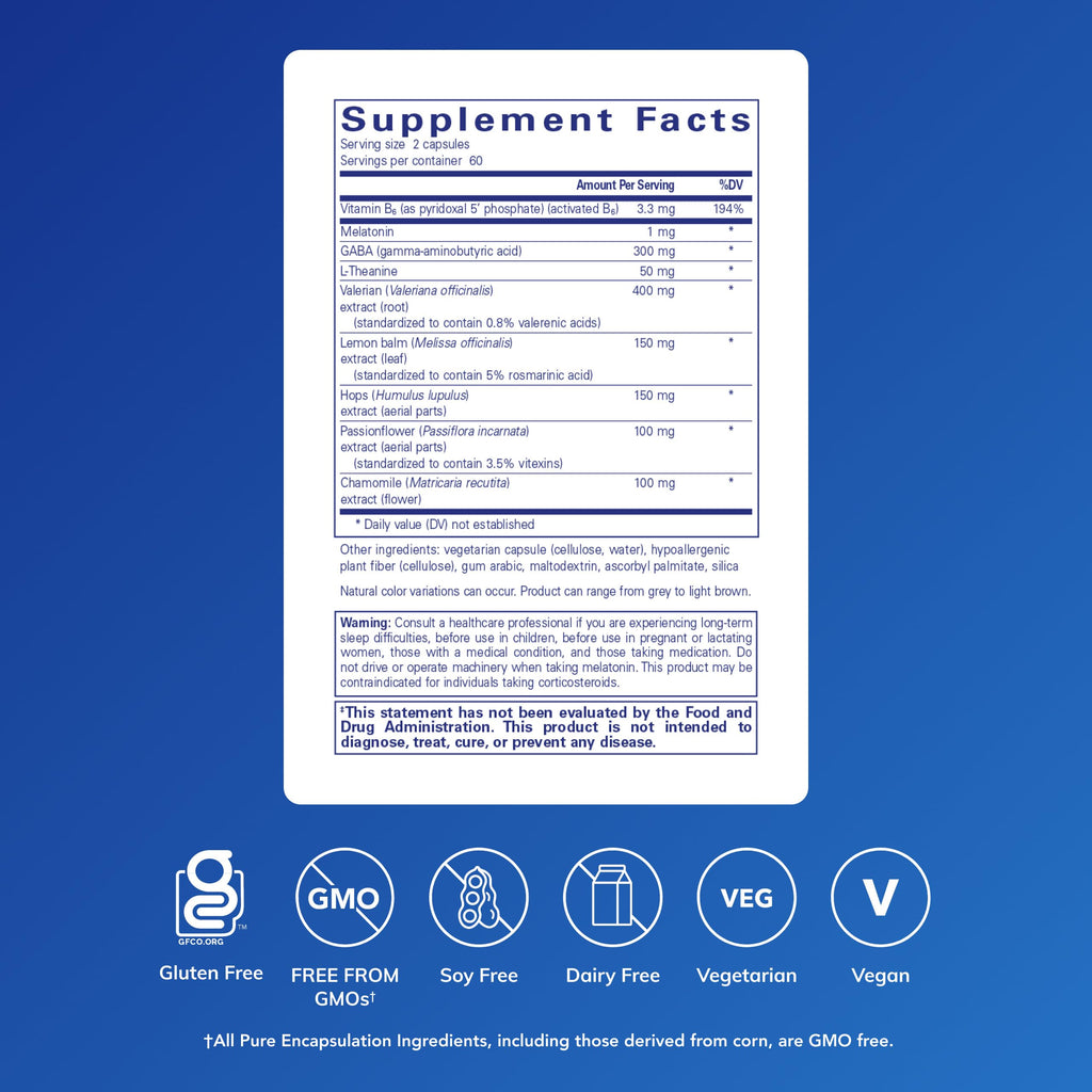 Best-Rest Formula by Pure Encapsulations - Restful Sleep

