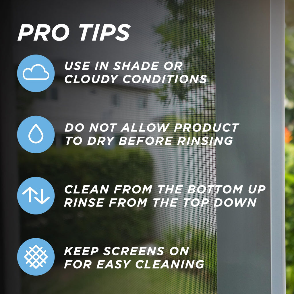 30 SECONDS Outdoor Window & Screen Cleaner - Streak-Free

