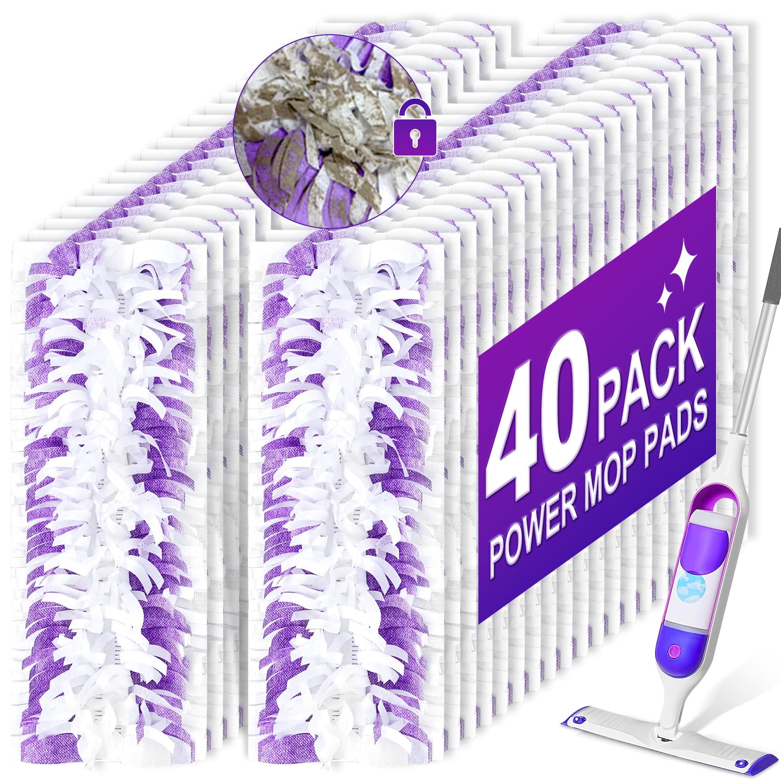 Swiffer Power Mop Pads | Disposable Multi-Surface Refills

