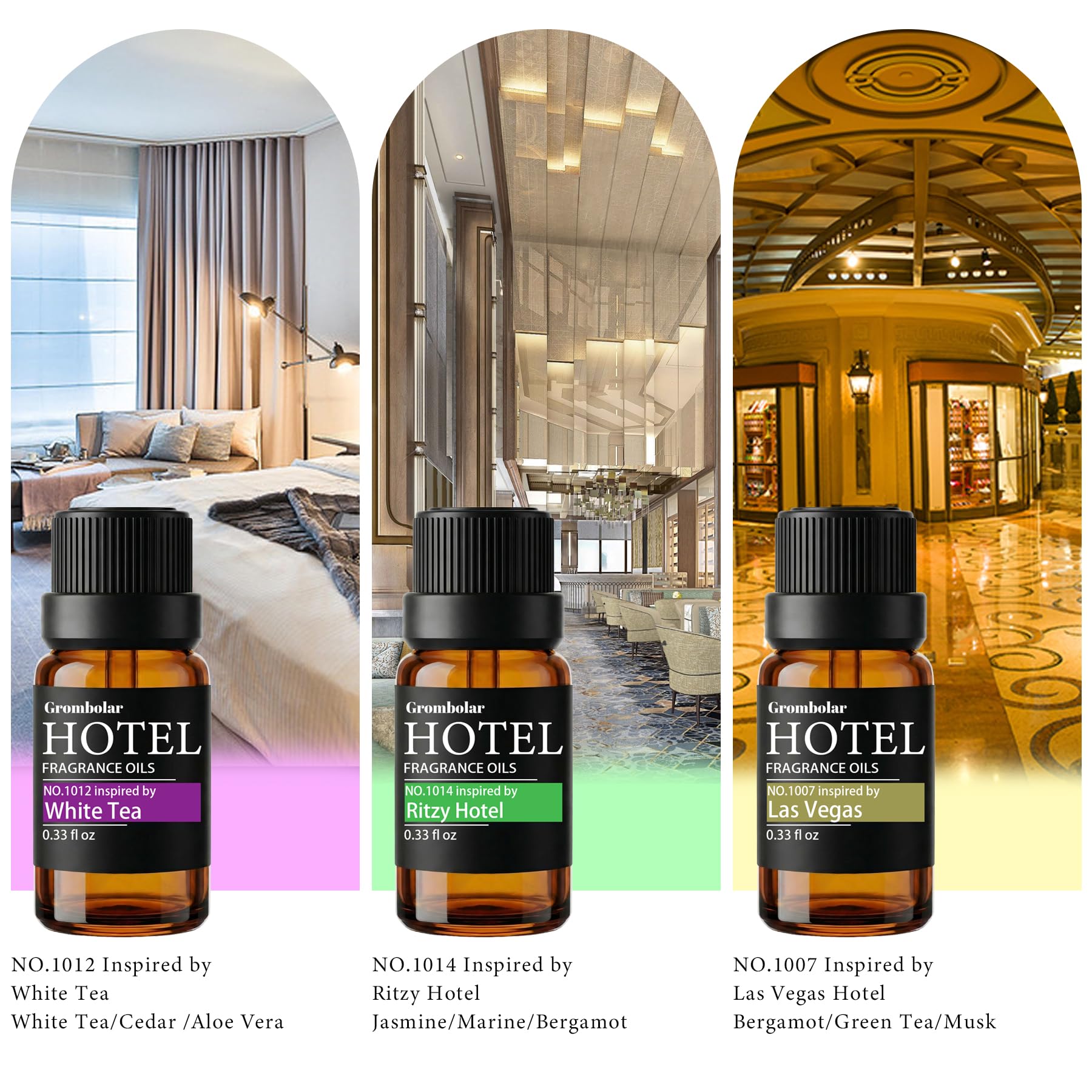 Essential Oils Gift Set for Diffusers | Hotel Collection

