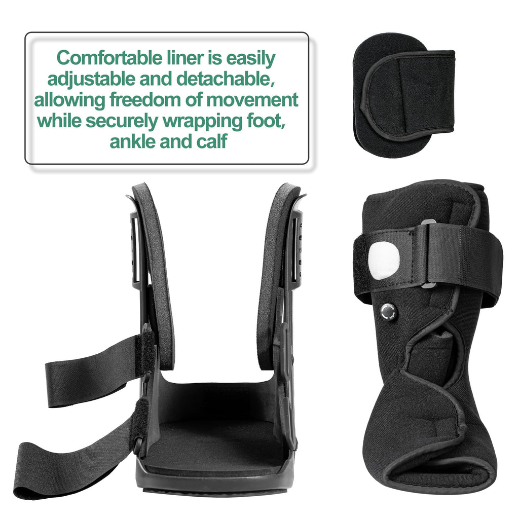 Jewlri Air Walking Boot Ambidextrous Ankle Support

