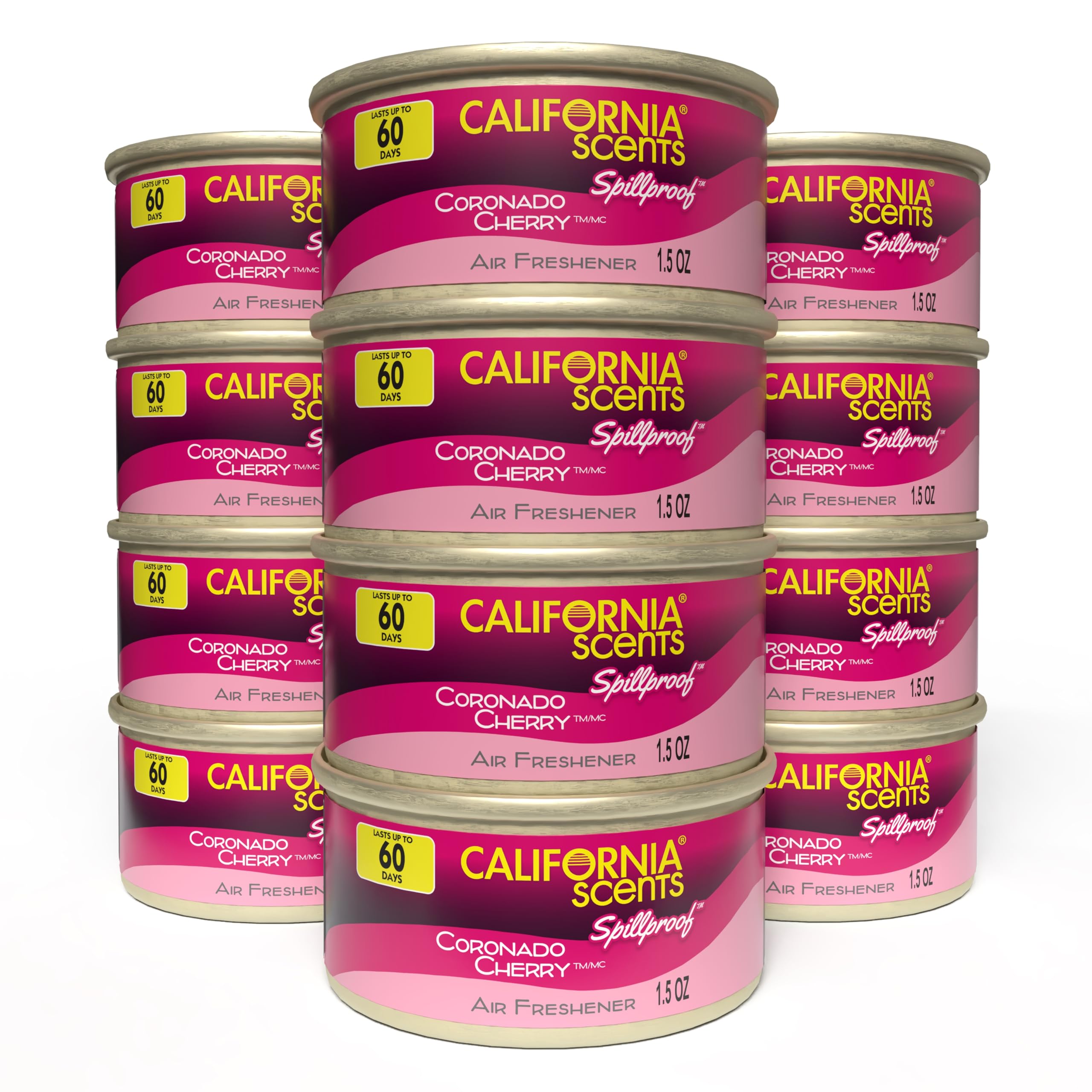 California Scents Car Air Freshener Spill-Proof Can


