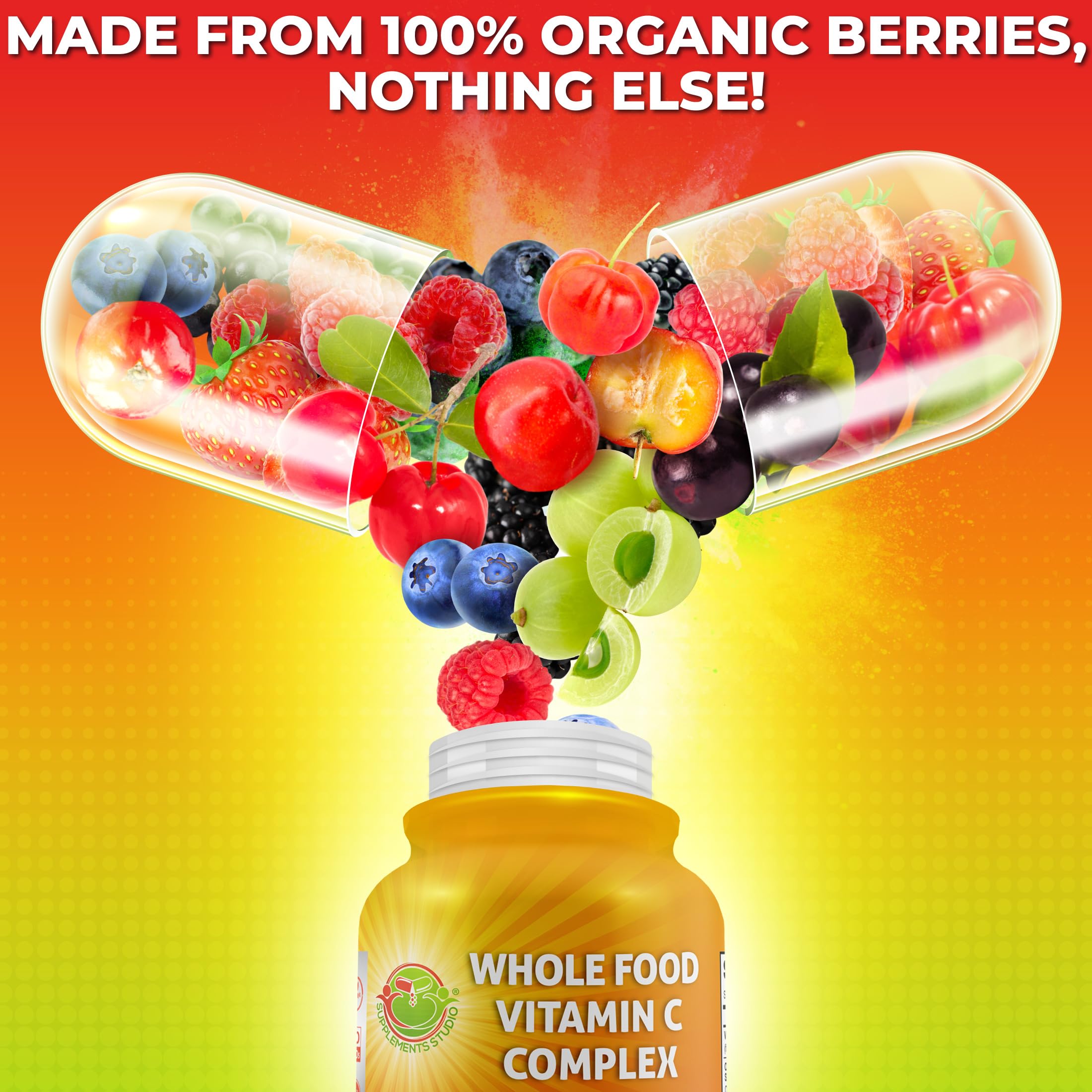 Whole Food Vitamin C Complex Supplement

