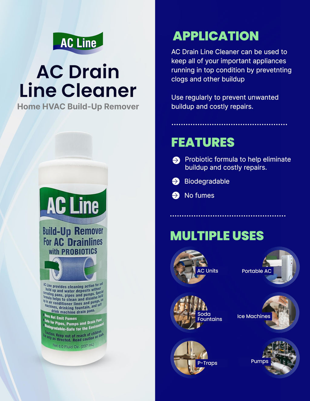 AC Drain Line Cleaner for Condensate Lines | HVAC


