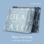 LOLA Cotton Pads with Wings - Organic Hypoallergenic

