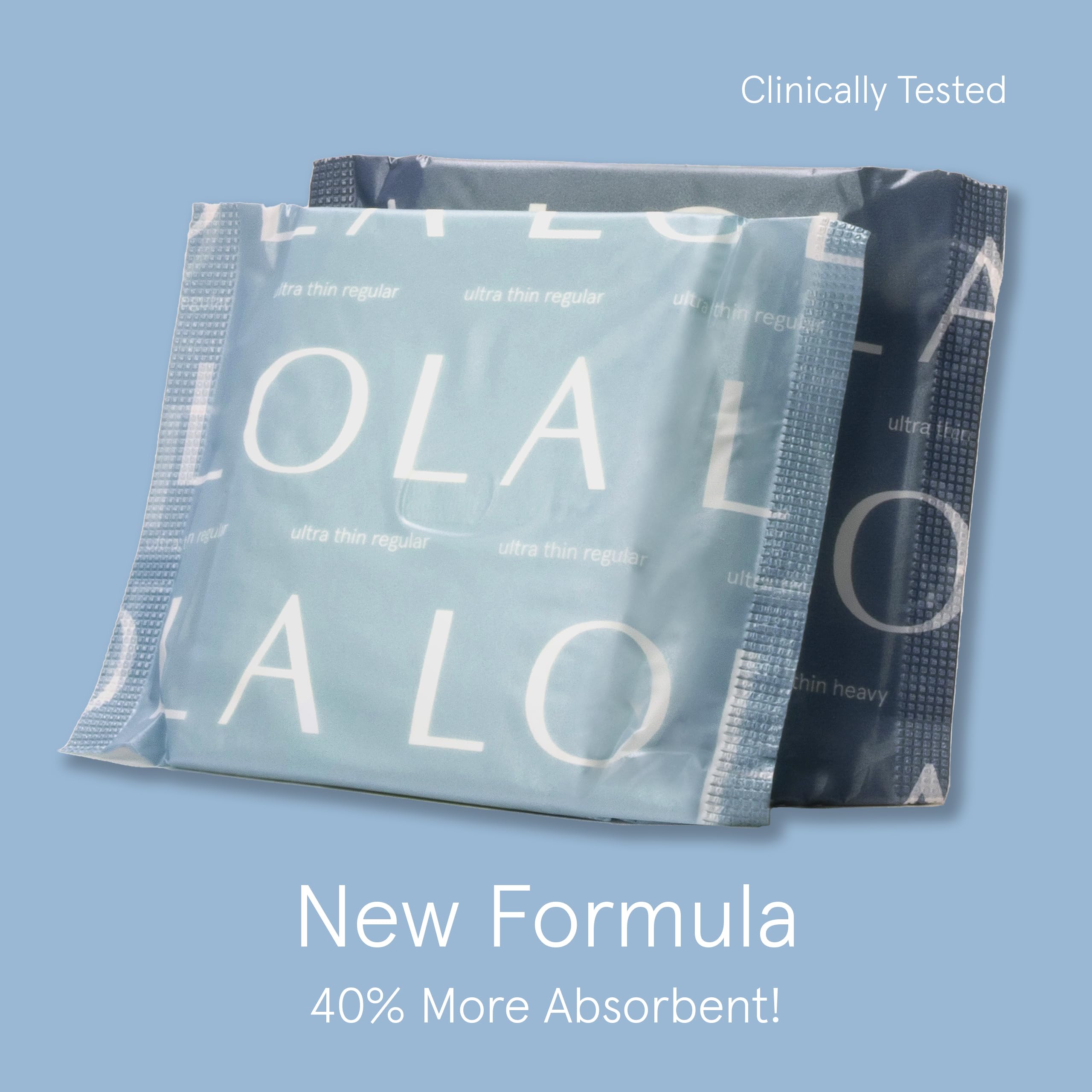 LOLA Cotton Pads with Wings - Organic Hypoallergenic

