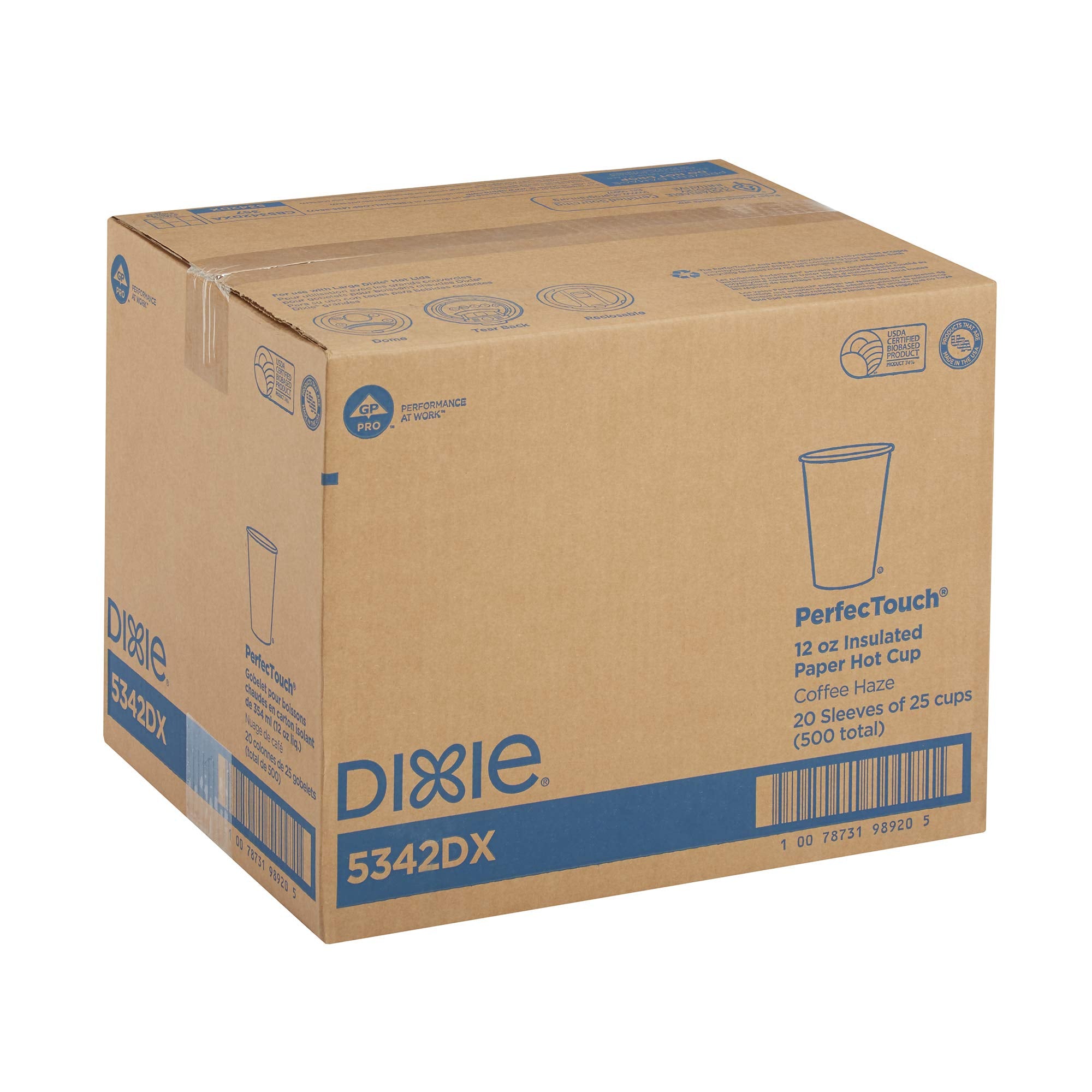 Insulated Paper Cups by GP PRO Dixie PerfecTouch

