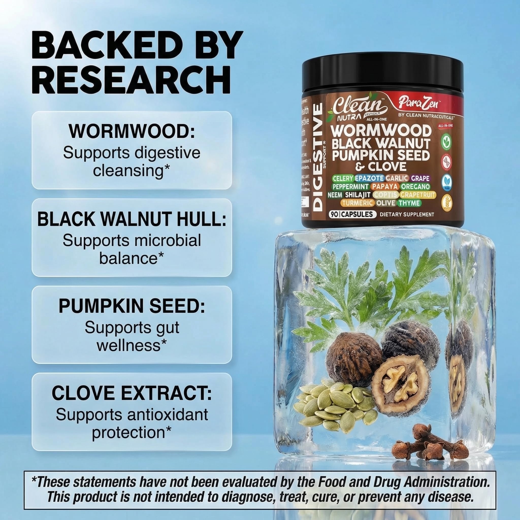 Plant-Based Digestive Health Detox Capsules

