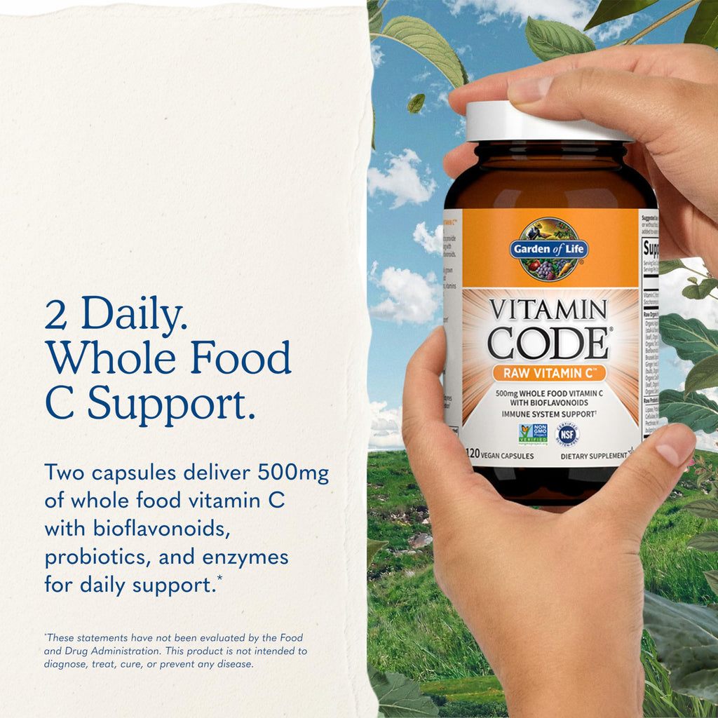 Garden of Life Vitamin Code Raw Vitamin C with Probiotics

