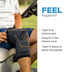 OrthoSleeve KS7 Knee Compression Sleeve for Pain Relief

