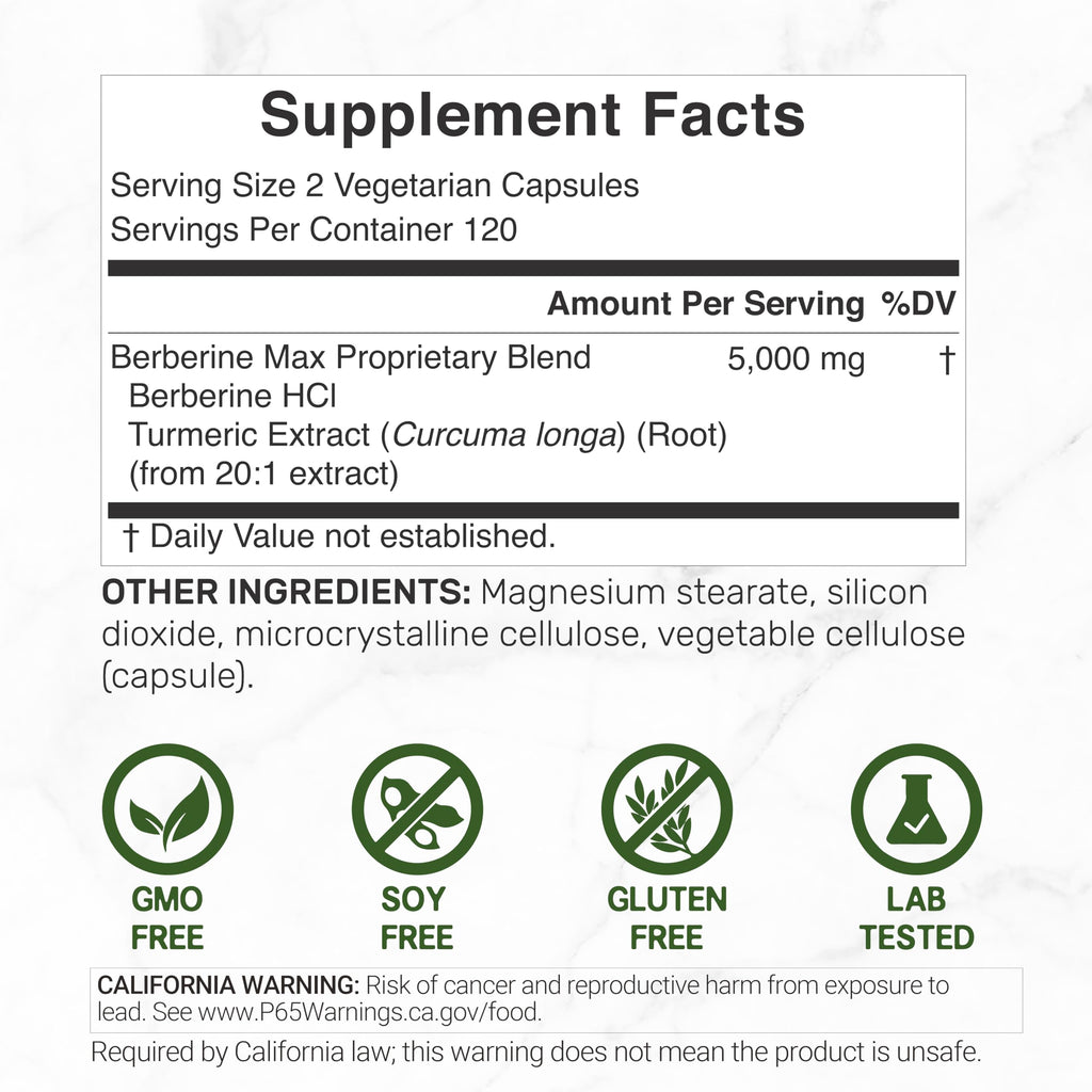 Berberine Turmeric Dietary Supplement | DEAL SUPPLEMENT

