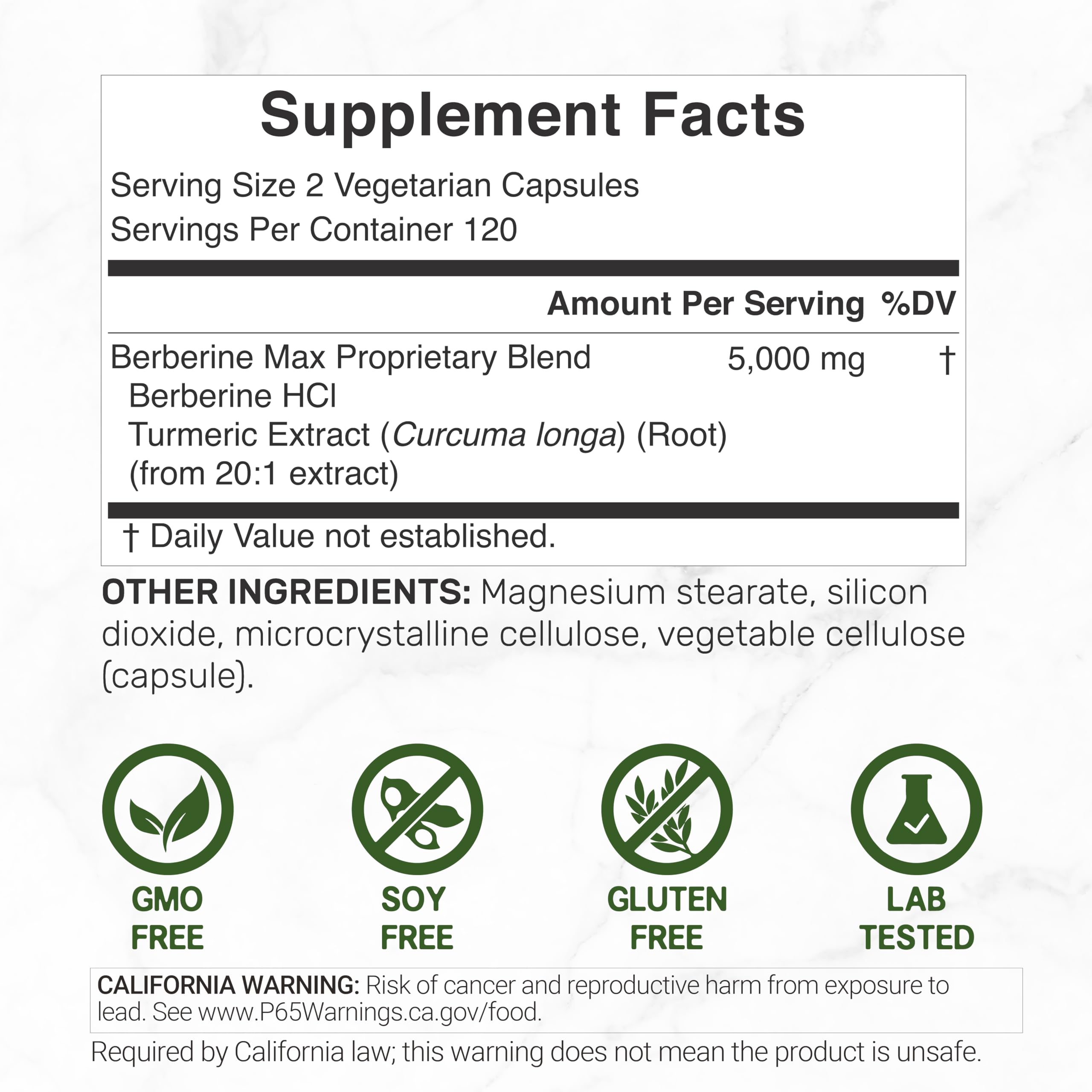 Berberine Turmeric Dietary Supplement | DEAL SUPPLEMENT

