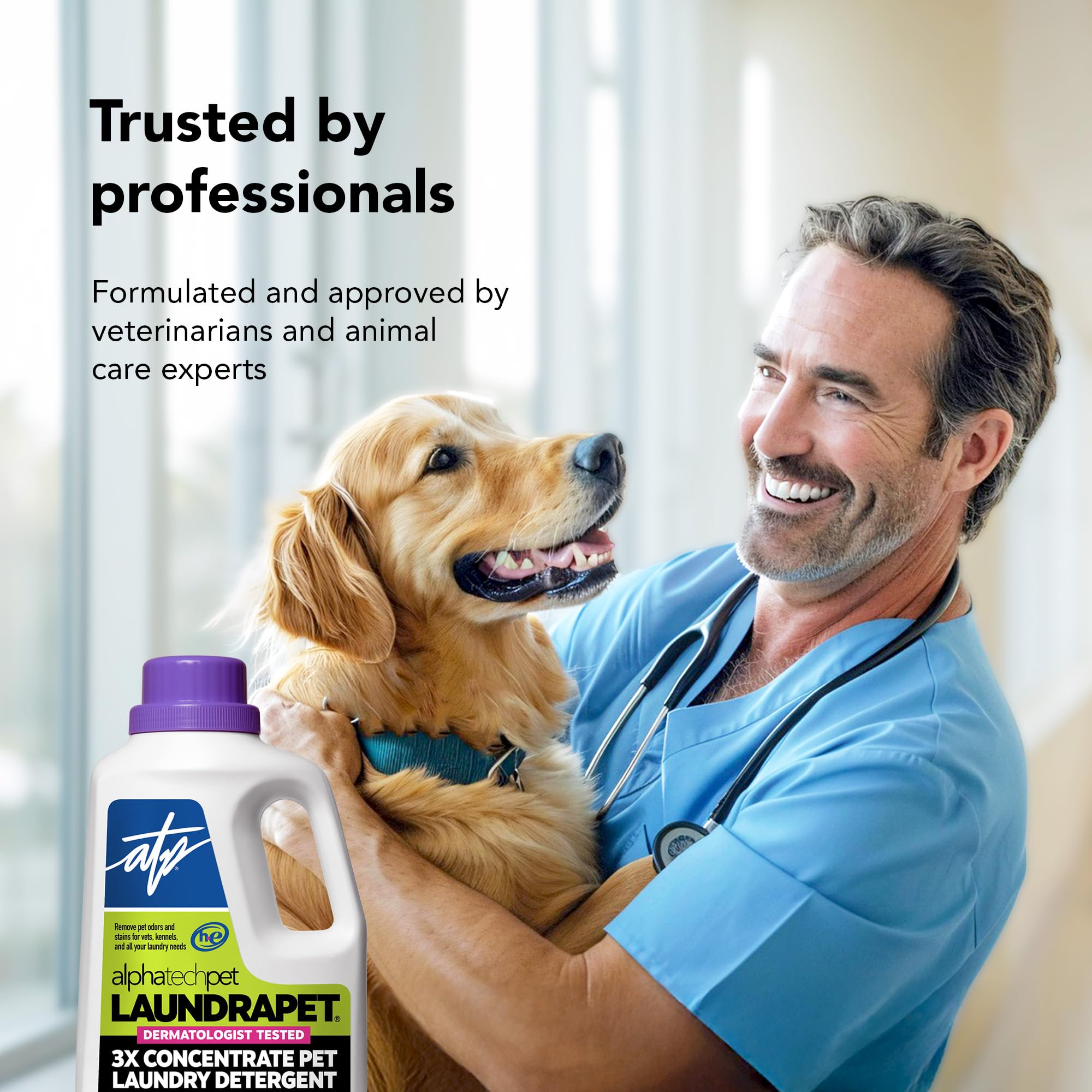 LaundraPet Enzymatic Pet Laundry Detergent by Alpha Tech Pet


