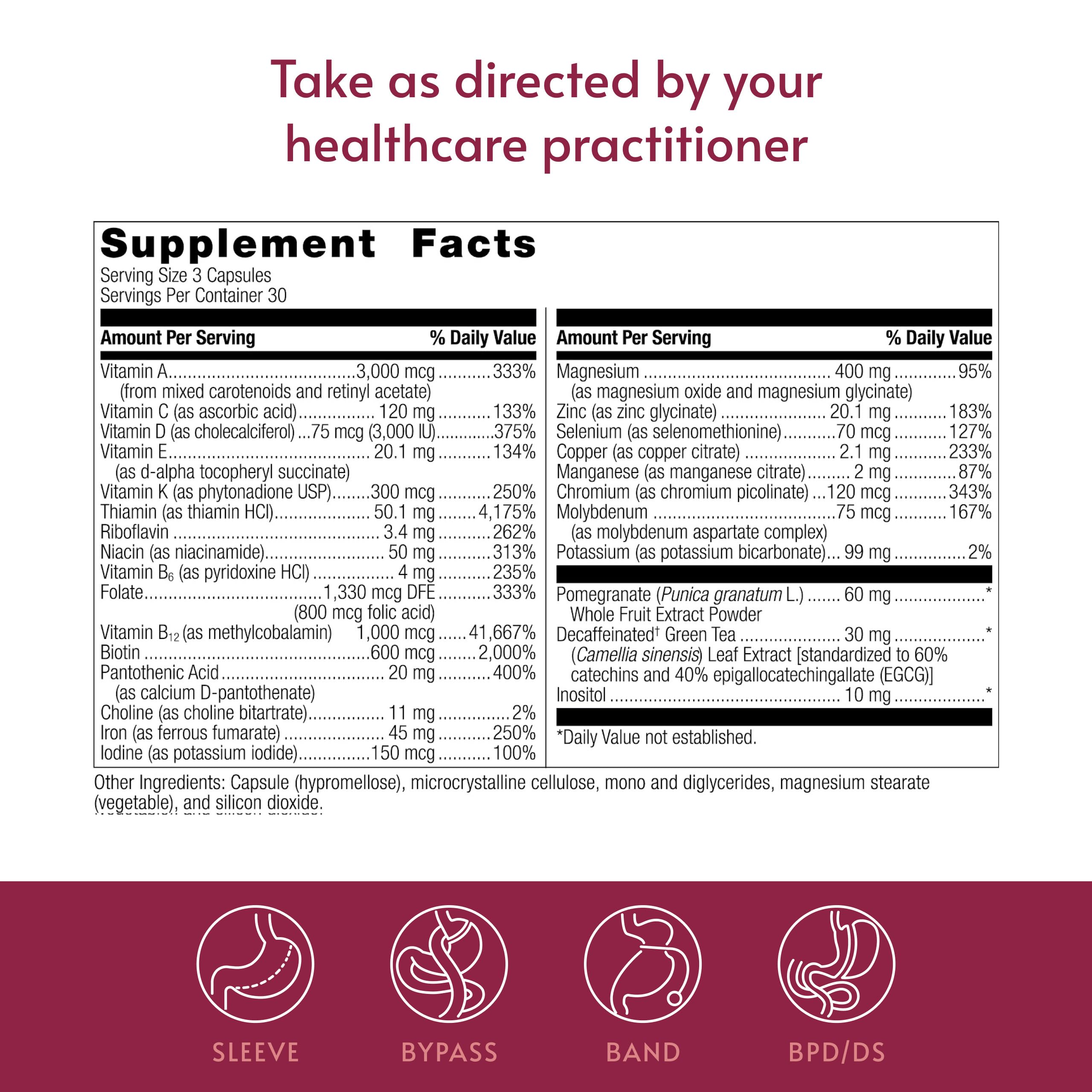 Bariatric Advantage Ultra Multivitamin Capsule

