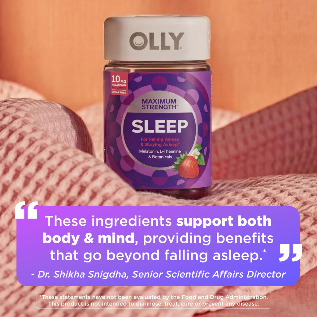 Olly Sleep Gummies with Melatonin and L-Theanine | Sleep Aid

