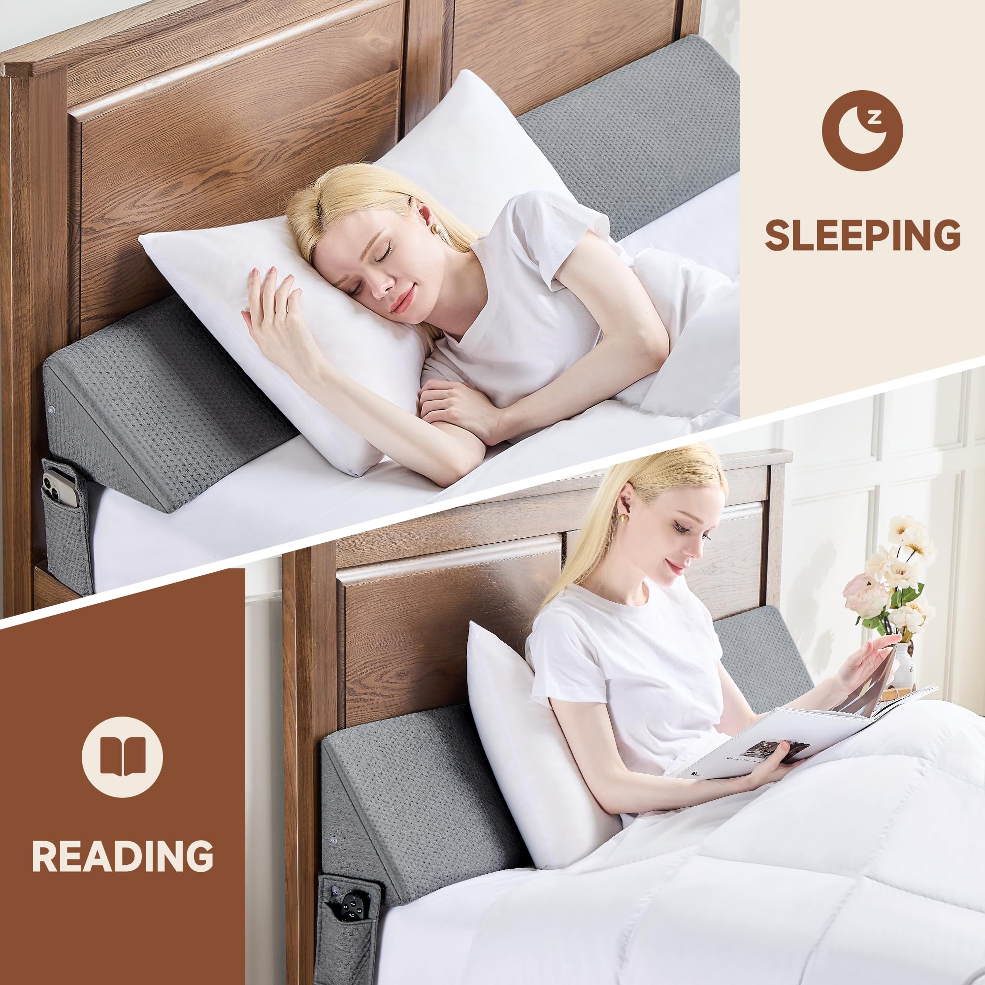 Bed Wedge Pillow for Headboard Gap | IFNOW

