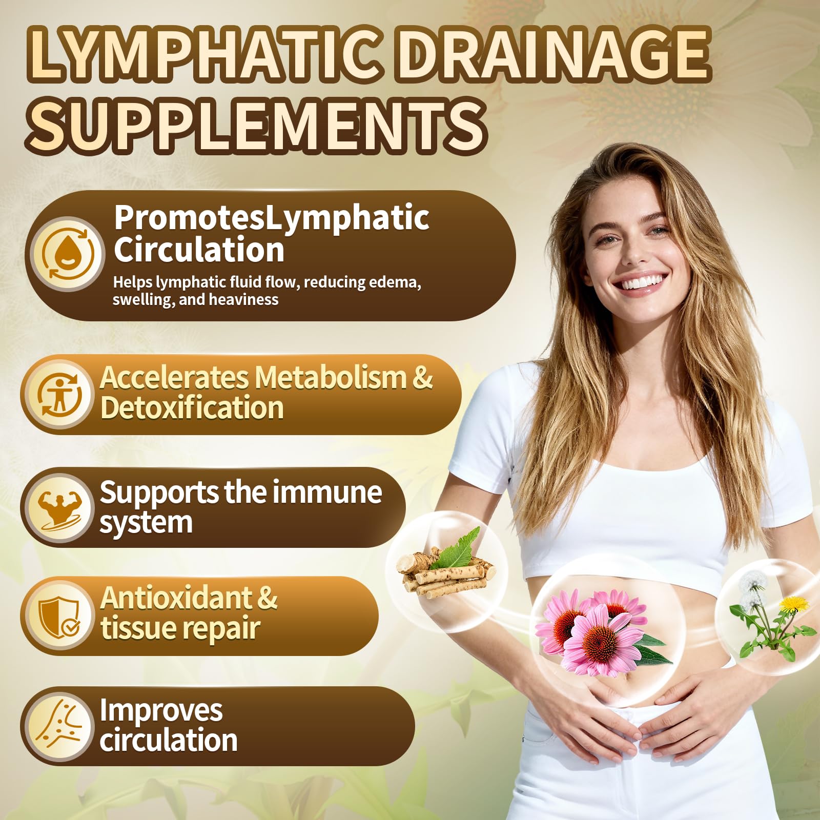 Vivonu Liposome Lymphatic Drainage Supplement

