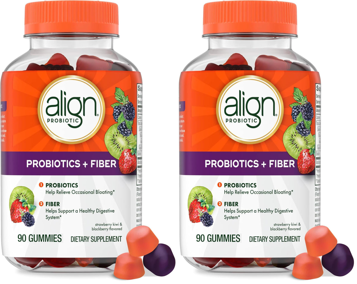 Align Probiotic + Fiber Gummies for Digestive Health
