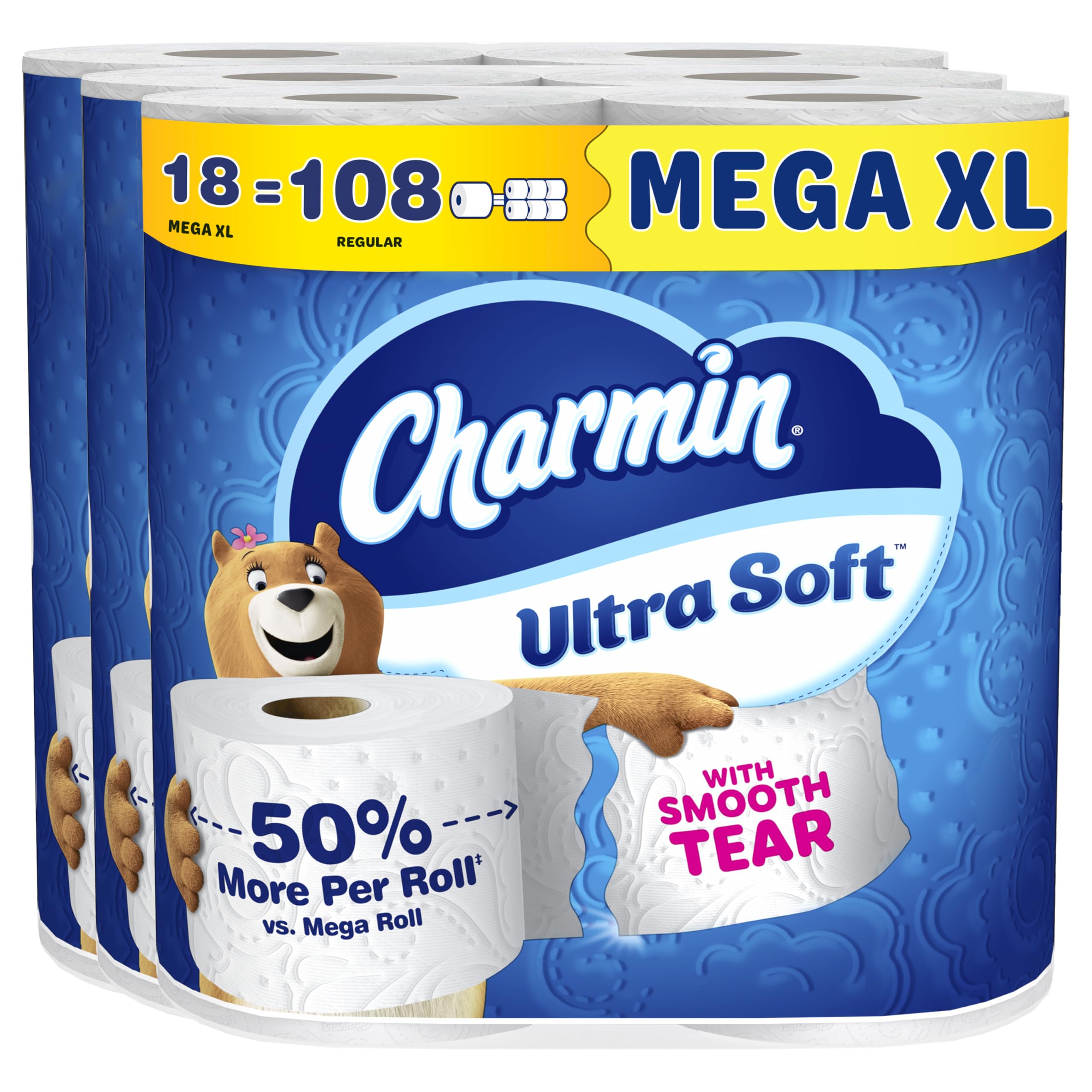 Charmin Ultra Soft Toilet Paper - 2-Ply Enhanced Tear

