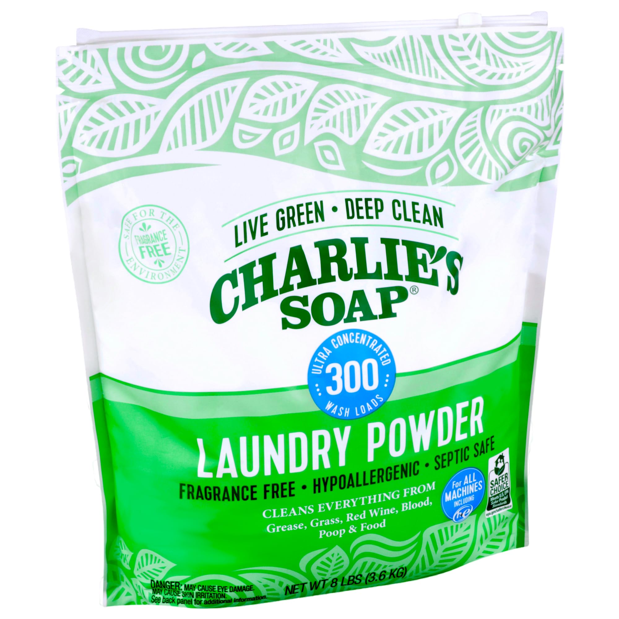 Charlie's Soap Hypoallergenic Laundry Detergent Powder


