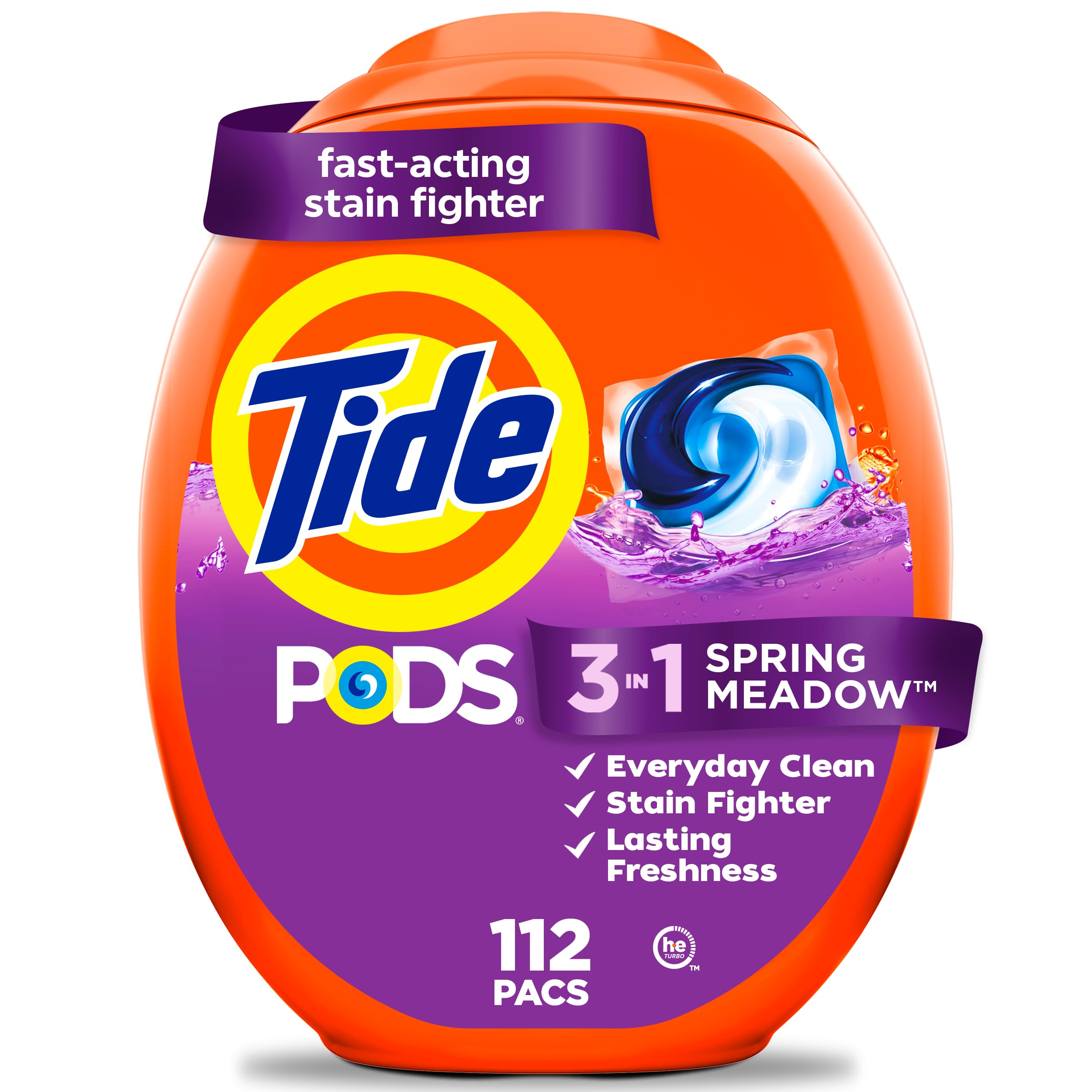 Tide PODS Laundry Detergent Pacs HE Compatible

