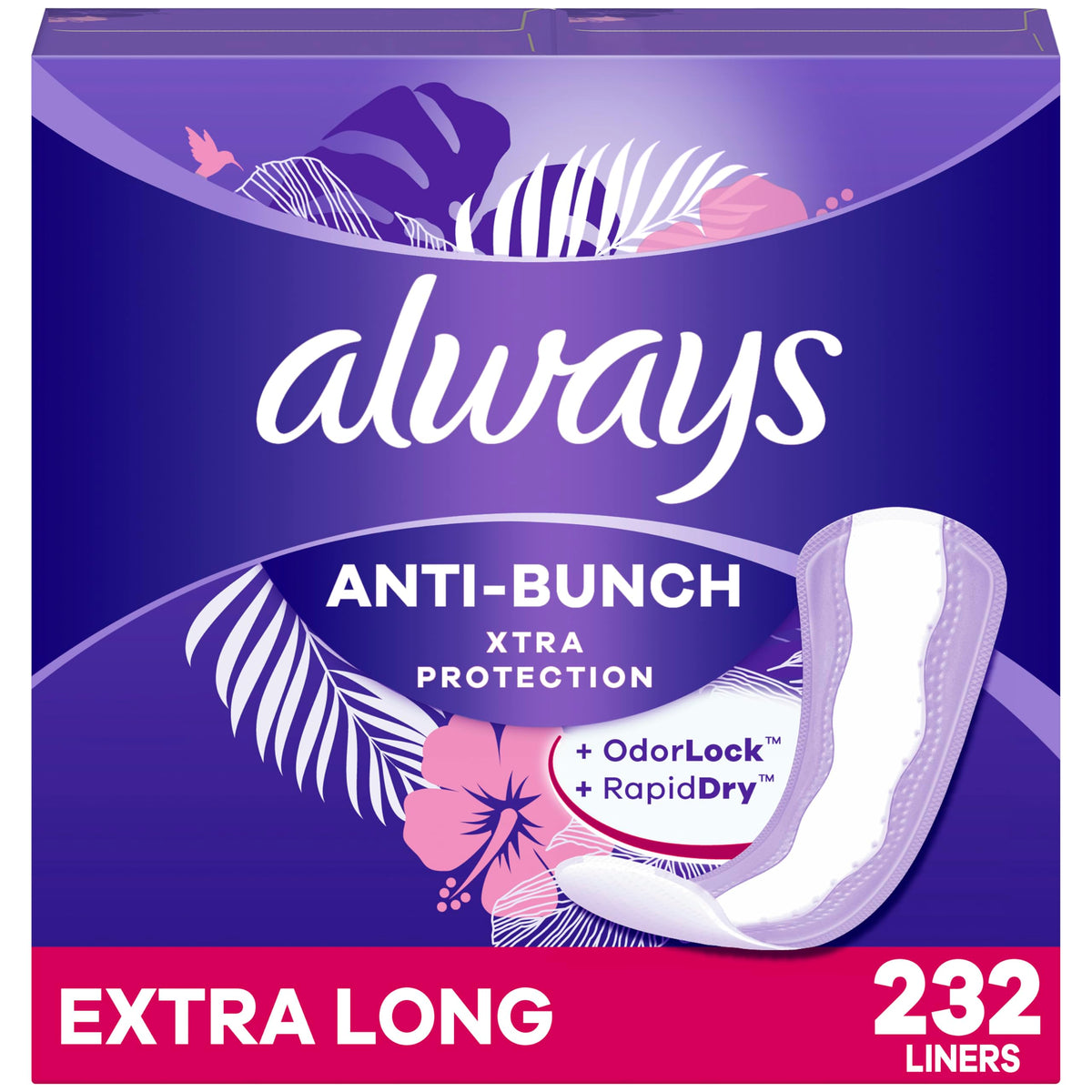 Always Panty Liners Daily Protect - Anti-Bunch Tech