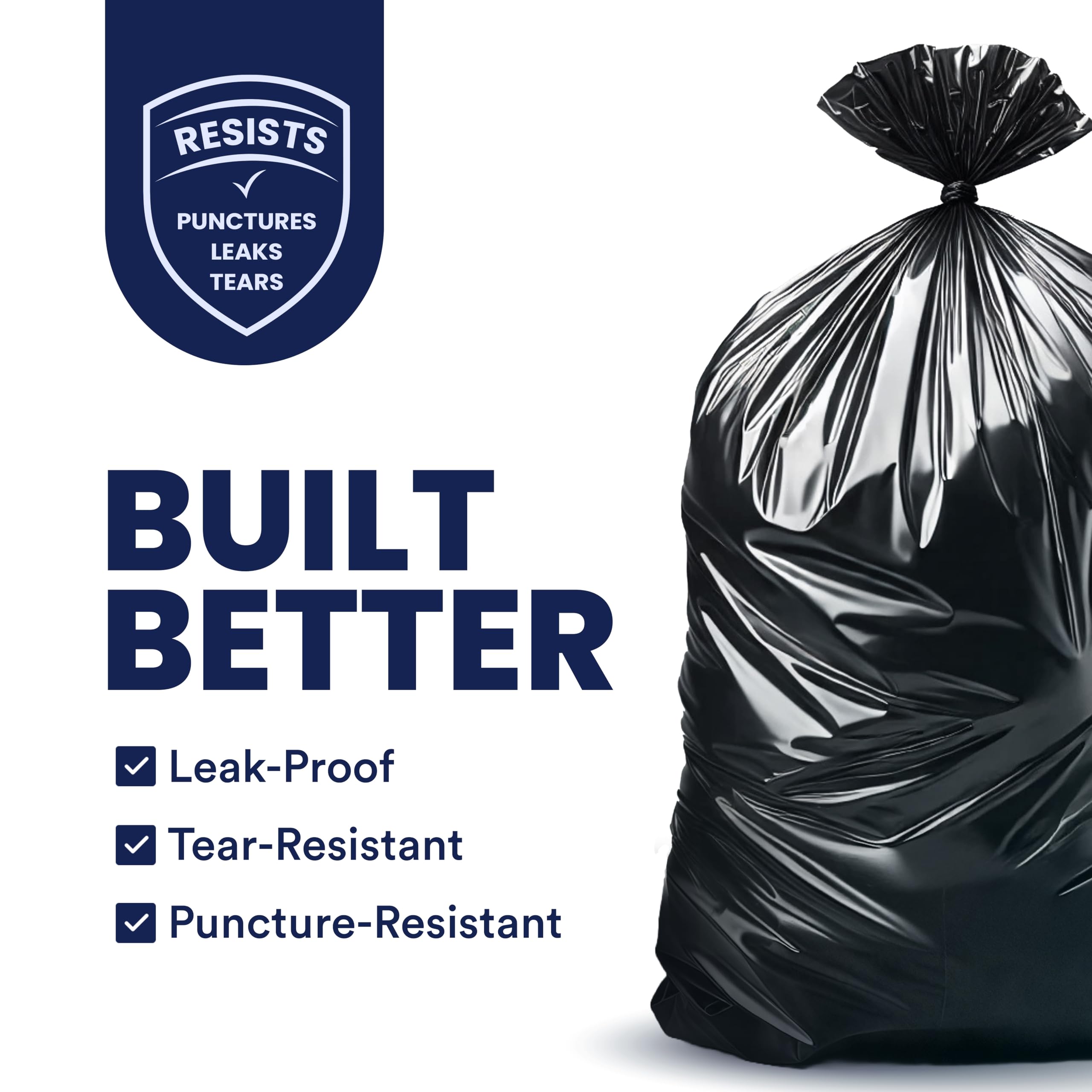 Plasticplace Heavy Duty Trash Bags for Contractors

