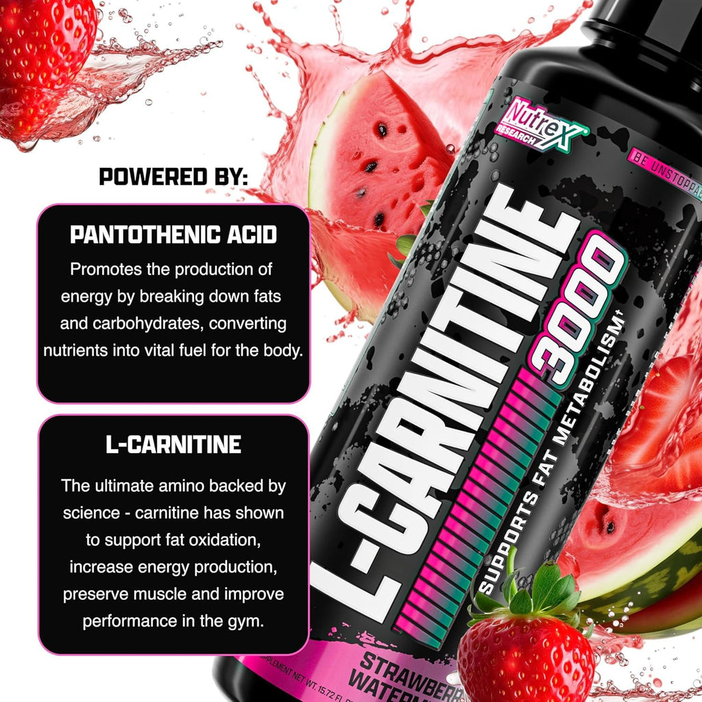 Nutrex L-Carnitine 3000 Liquid for Energy & Recovery

