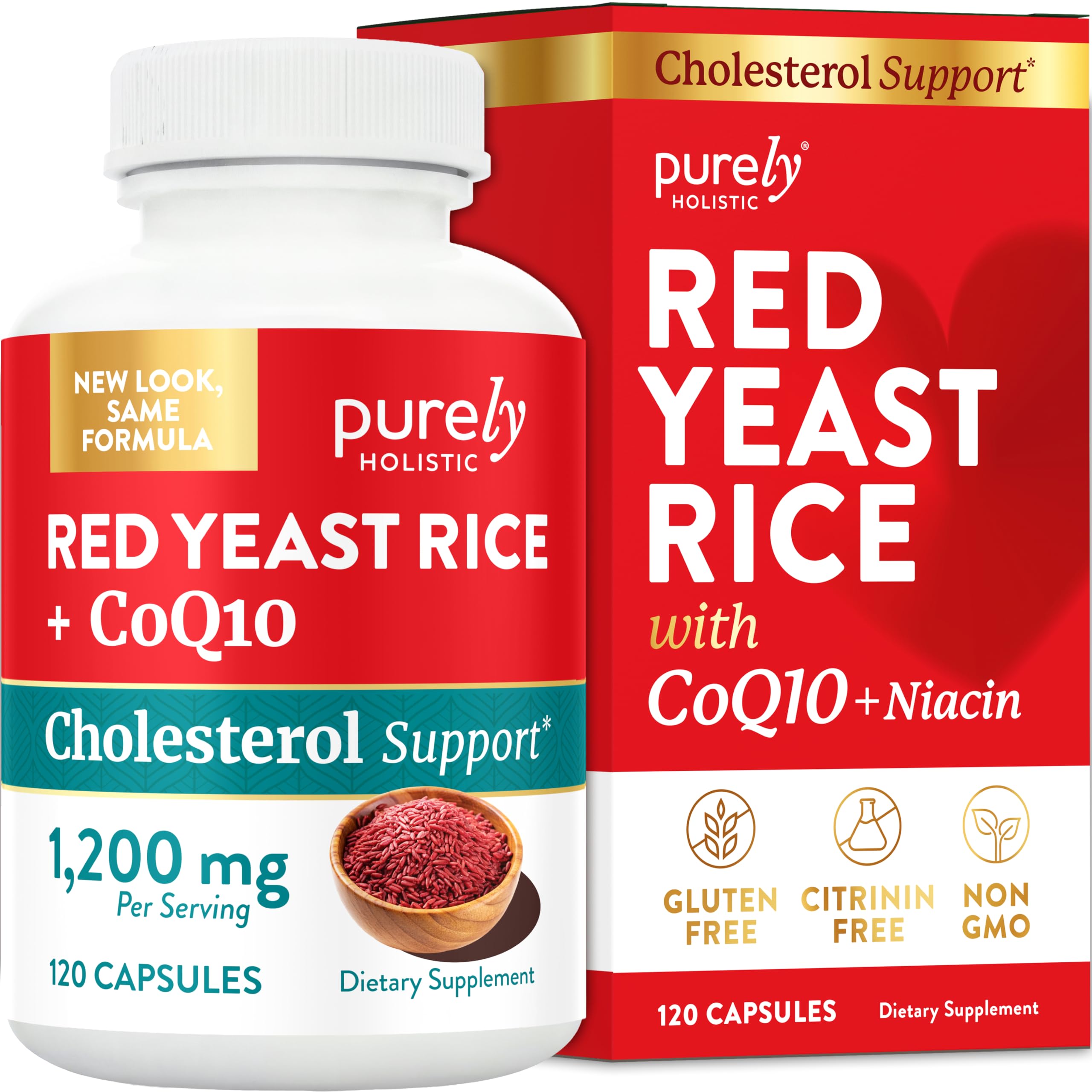 Red Yeast Rice with CoQ10 for Heart Health

