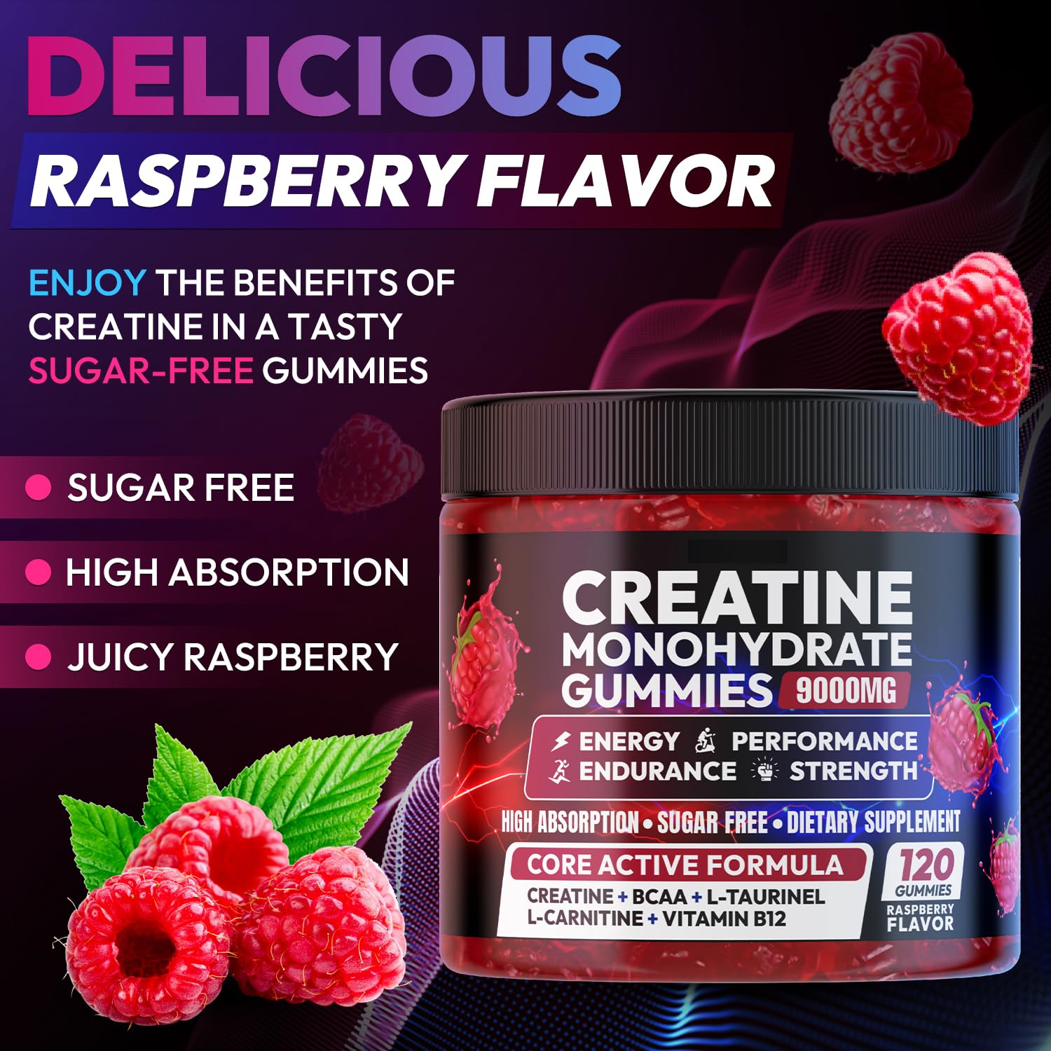 Cytona Creatine Monohydrate Gummies for Strength & Endurance

