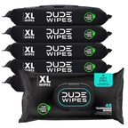 DUDE Wipes Flushable Extra-Large Wet Wipes for Sensitive Skin