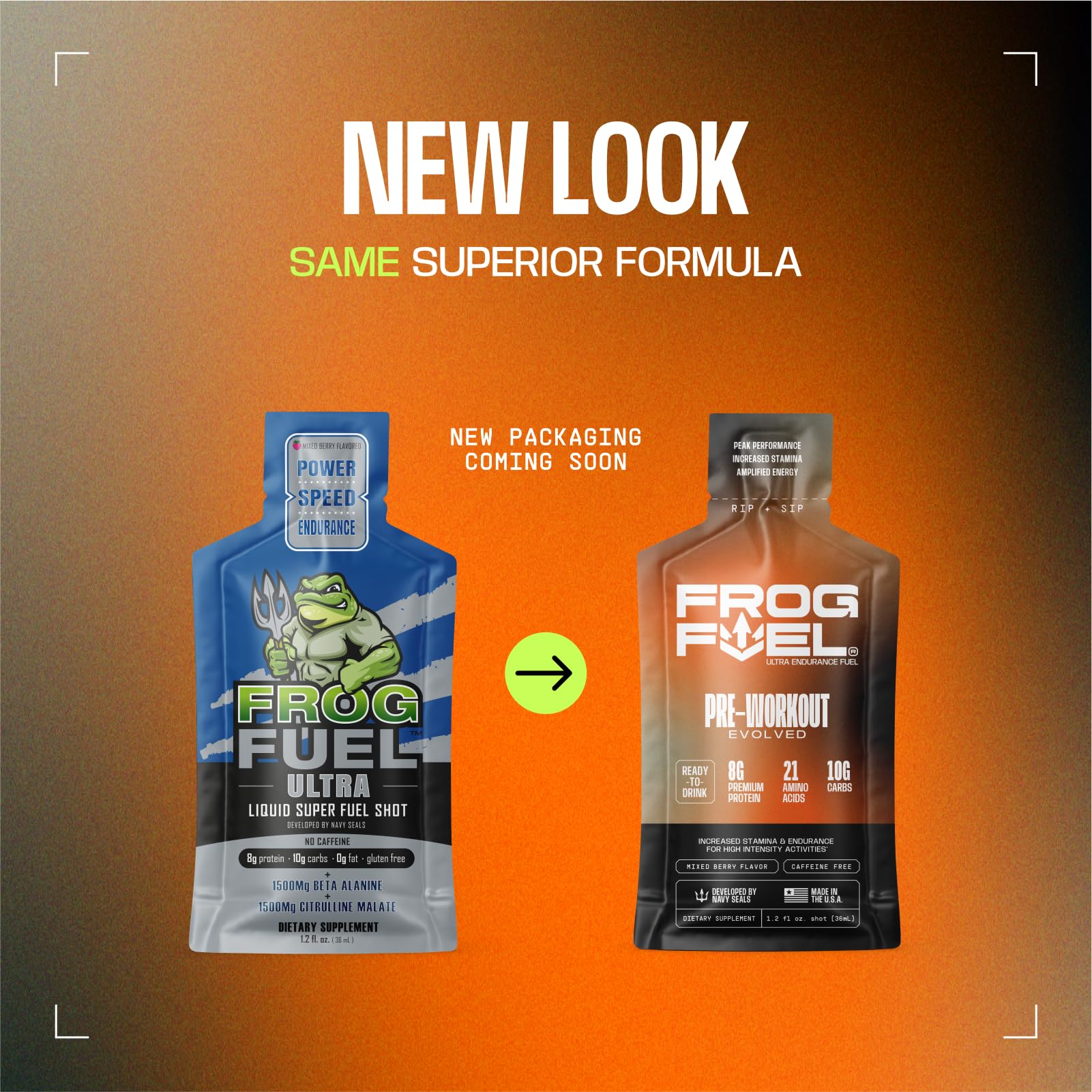 Frog Fuel Energy Gel & Pre-Workout Shot Berry

