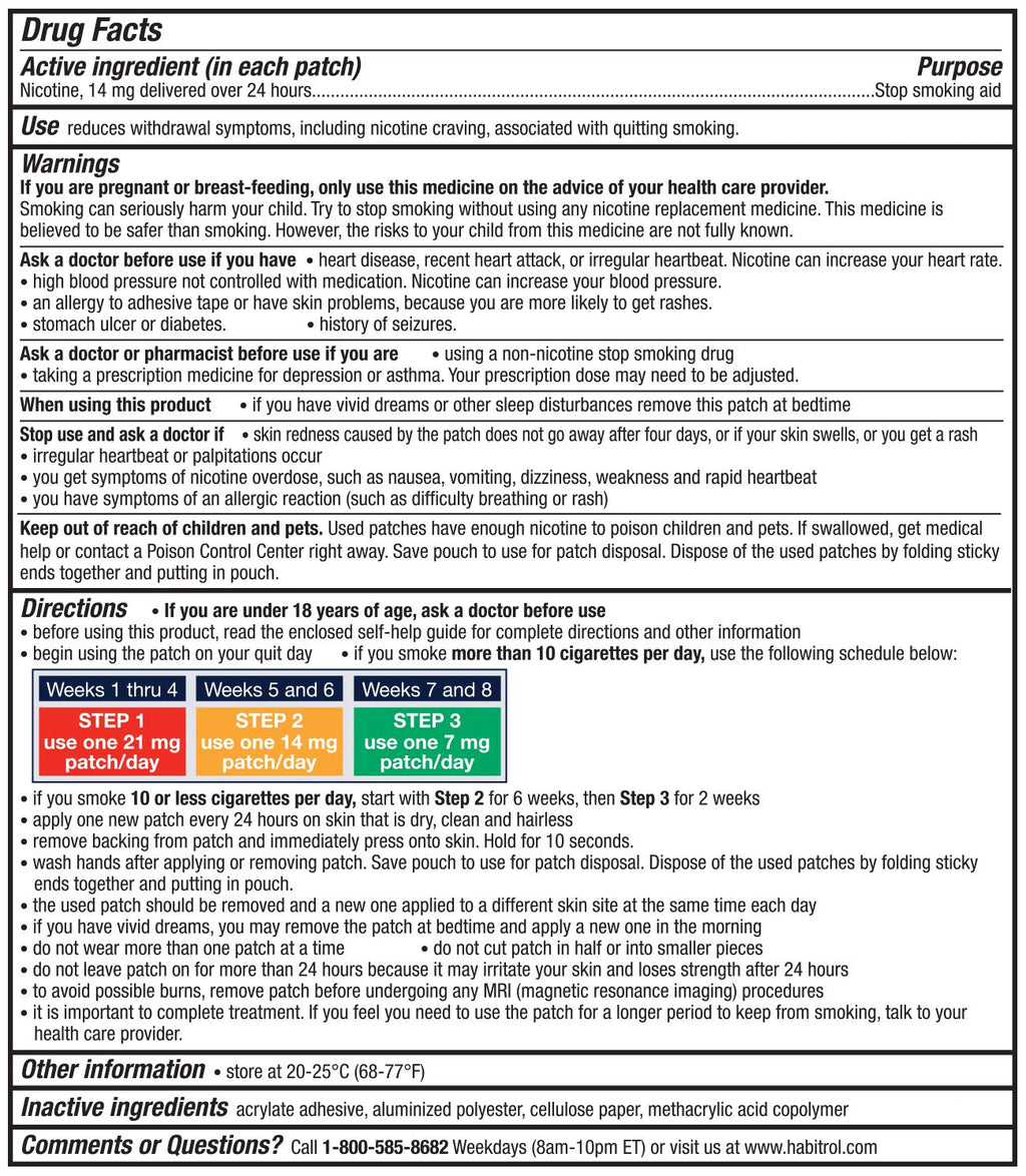 Habitrol Nicotine Patch | Stop Smoking Aid

