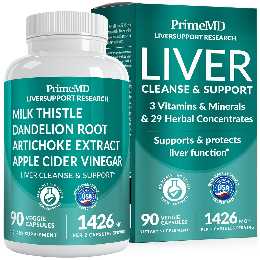 Liver Support Supplement with Milk Thistle – 32-in-1 Formula

