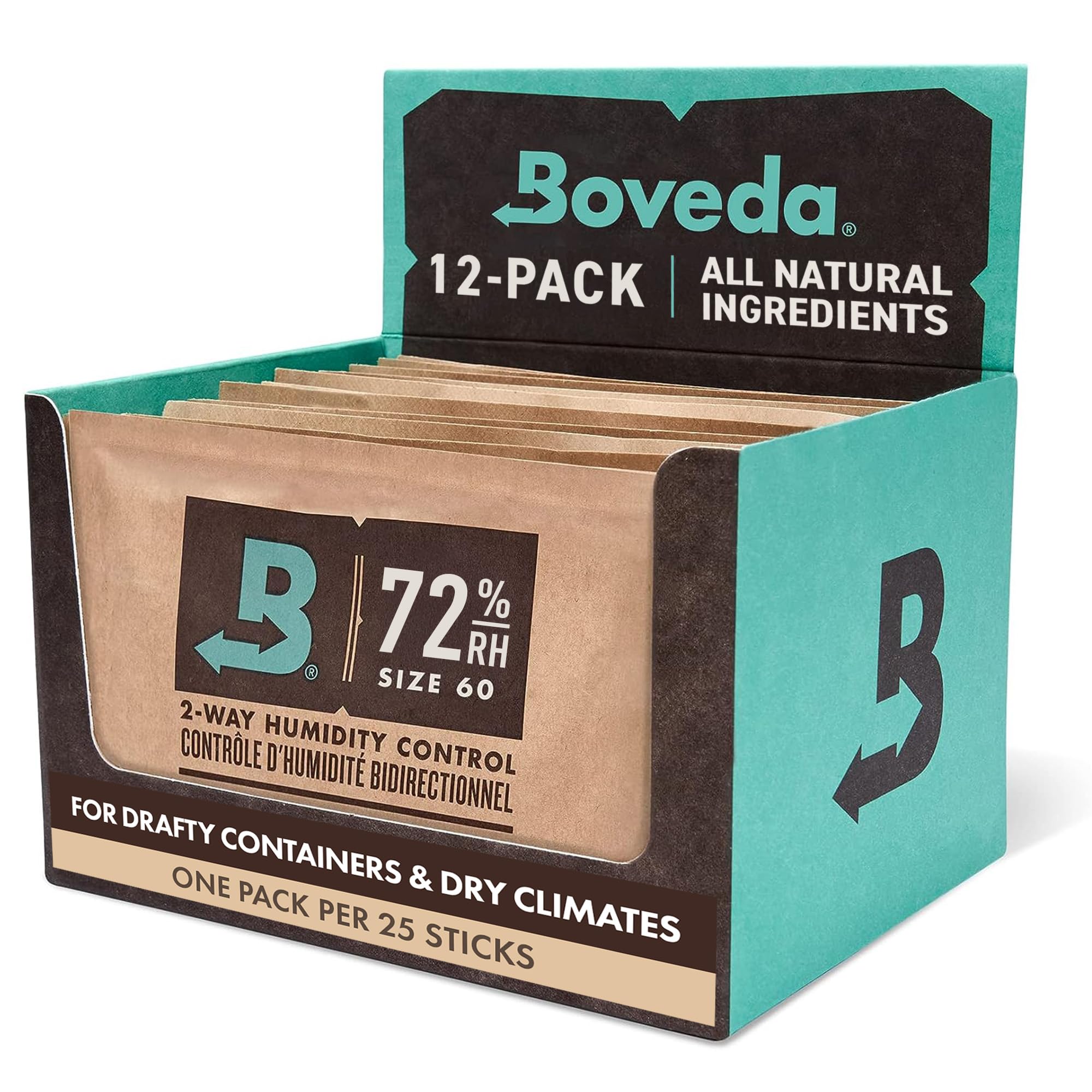 Boveda 72% RH Two-Way Humidity Packs

