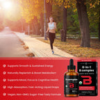Vitamin B Complex Liquid Drops - USDA Organic B12

