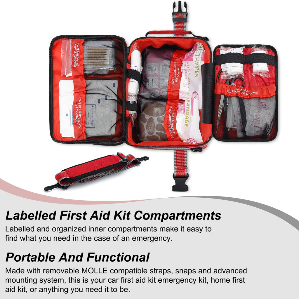GELVOKE Professional Emergency First Aid Kit

