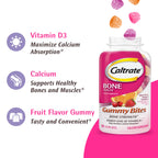 Caltrate Gummy Bites Calcium and Vitamin D Supplement


