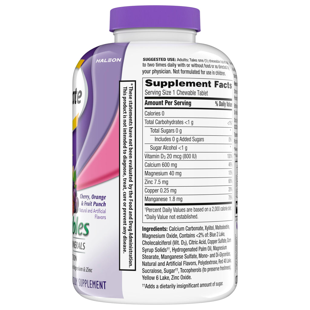 Caltrate Chewables Calcium & Vitamin D with Minerals

