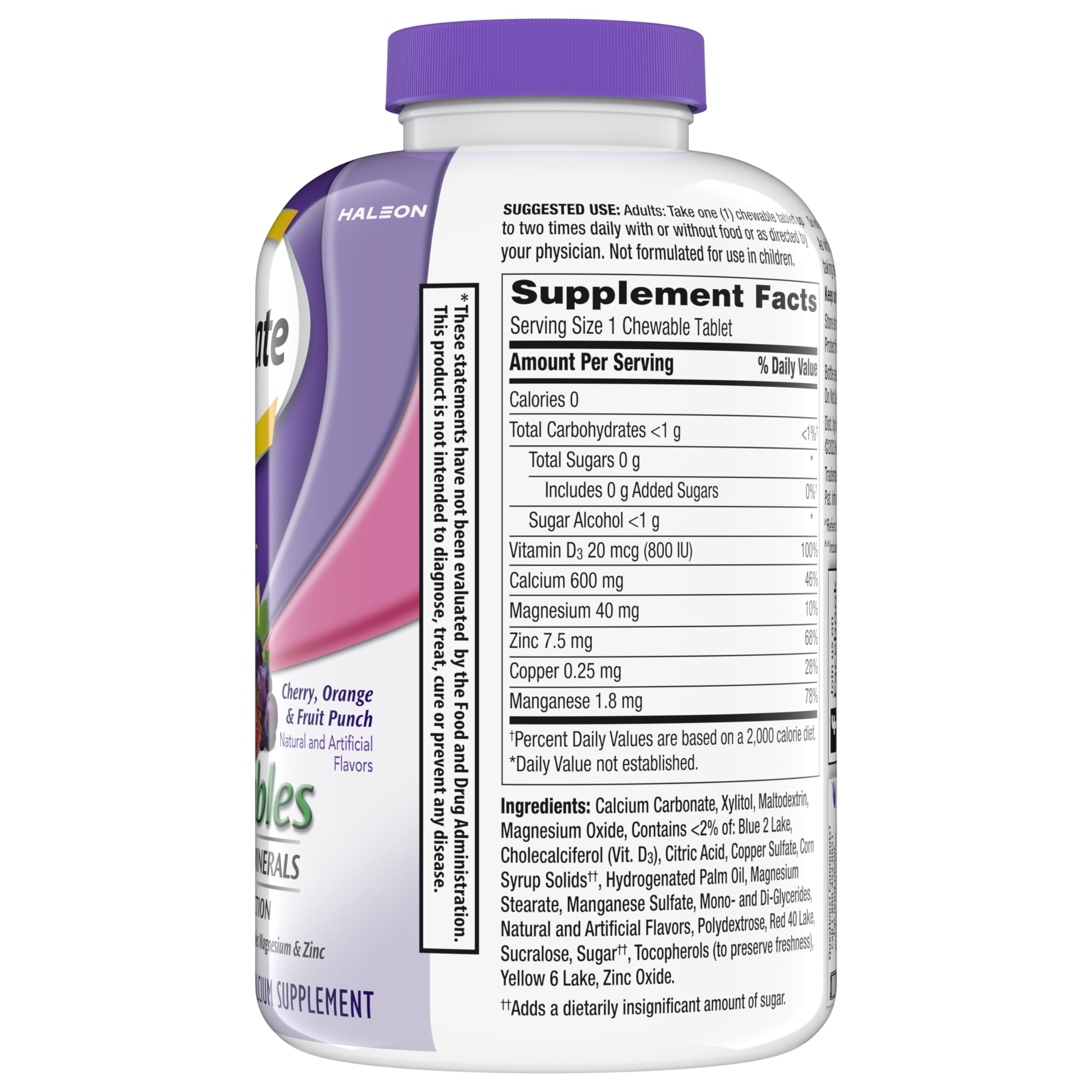 Caltrate Chewables Calcium & Vitamin D with Minerals

